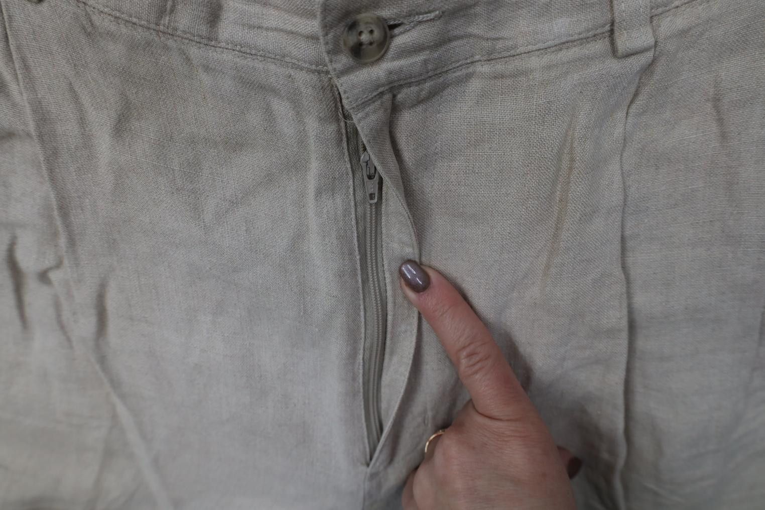 Banana Republic Vintage 90s Banana Republic Safari Linen Wide Leg Pants Size US 36 / EU 52 - 8 Thumbnail