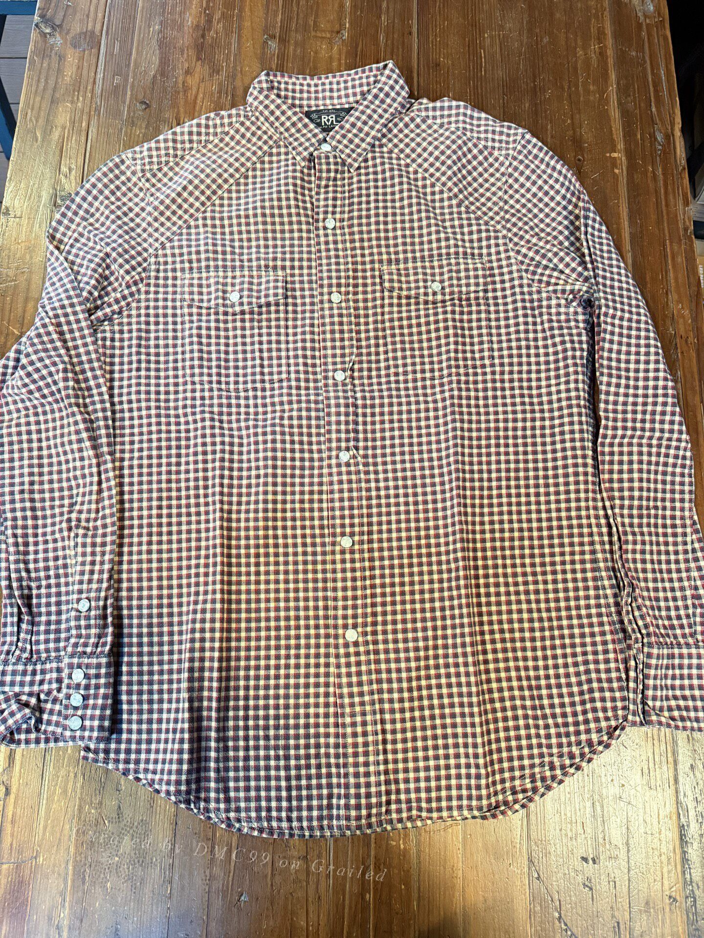 RRL Ralph Lauren RRL Ralph Lauren Plaid Shirt Size US M / EU 48-50 / 2 - 1 Thumbnail