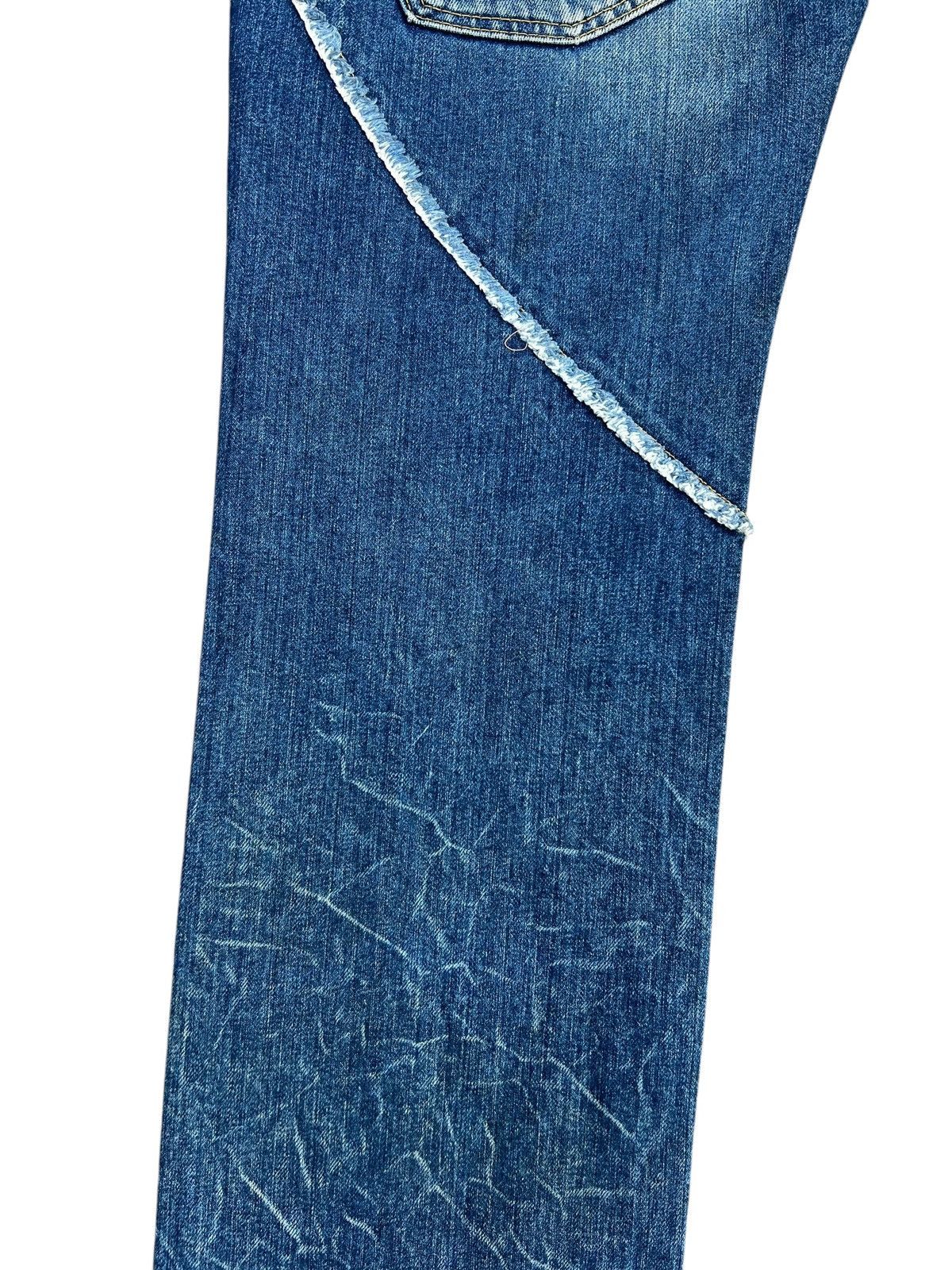 Vintage Vintage Antgauge Multiple Cut Raw Edge Mud Denim Jeans Size US 32 / EU 48 - 15 Thumbnail