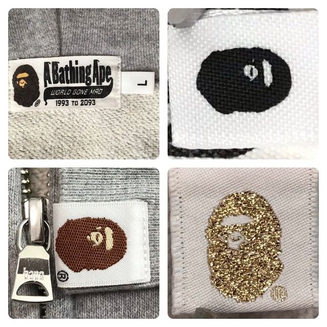 Bape BAPE Grey x 1st camo shark full zip hoodie a bathing ape Size US L / EU 52-54 / 3 - 7 Thumbnail