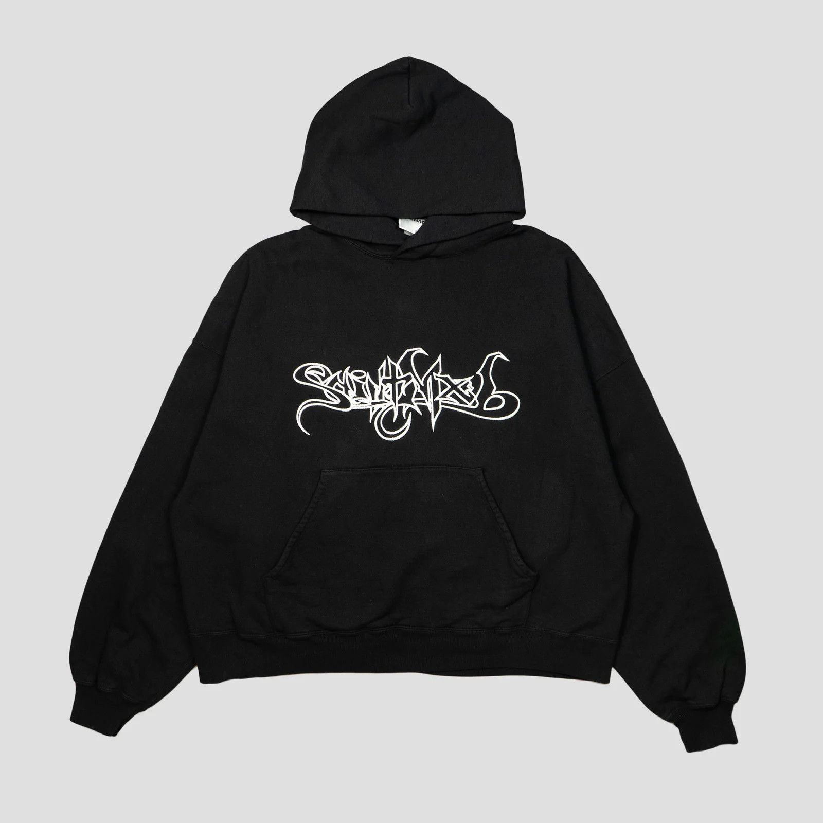 READYMADE × Saint Michael Saint Michael Metal Logo Embroidered Hoodie Size US XXL / EU 58 / 5 - 1 Thumbnail