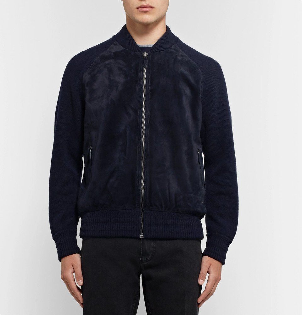 Berluti Fits L, Rare Haider (new designer of TOM FORD) Suede Knit Size US XL / EU 56 / 4 - 1 Thumbnail