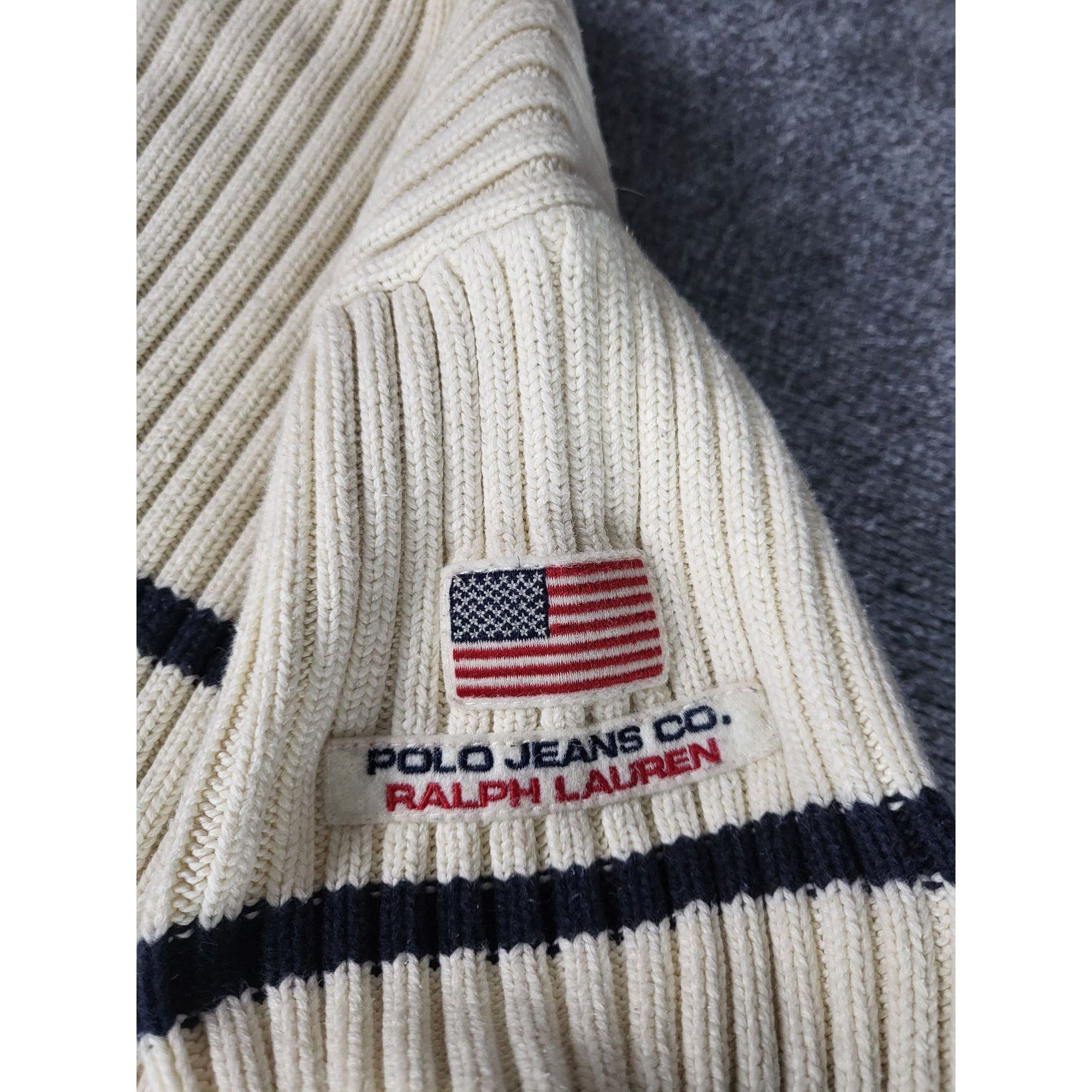 Polo Ralph Lauren Vintage Polo Ralph Lauren Heavy Cable Knit Sweater Men Sz XL Size US XL / EU 56 / 4 - 7 Thumbnail