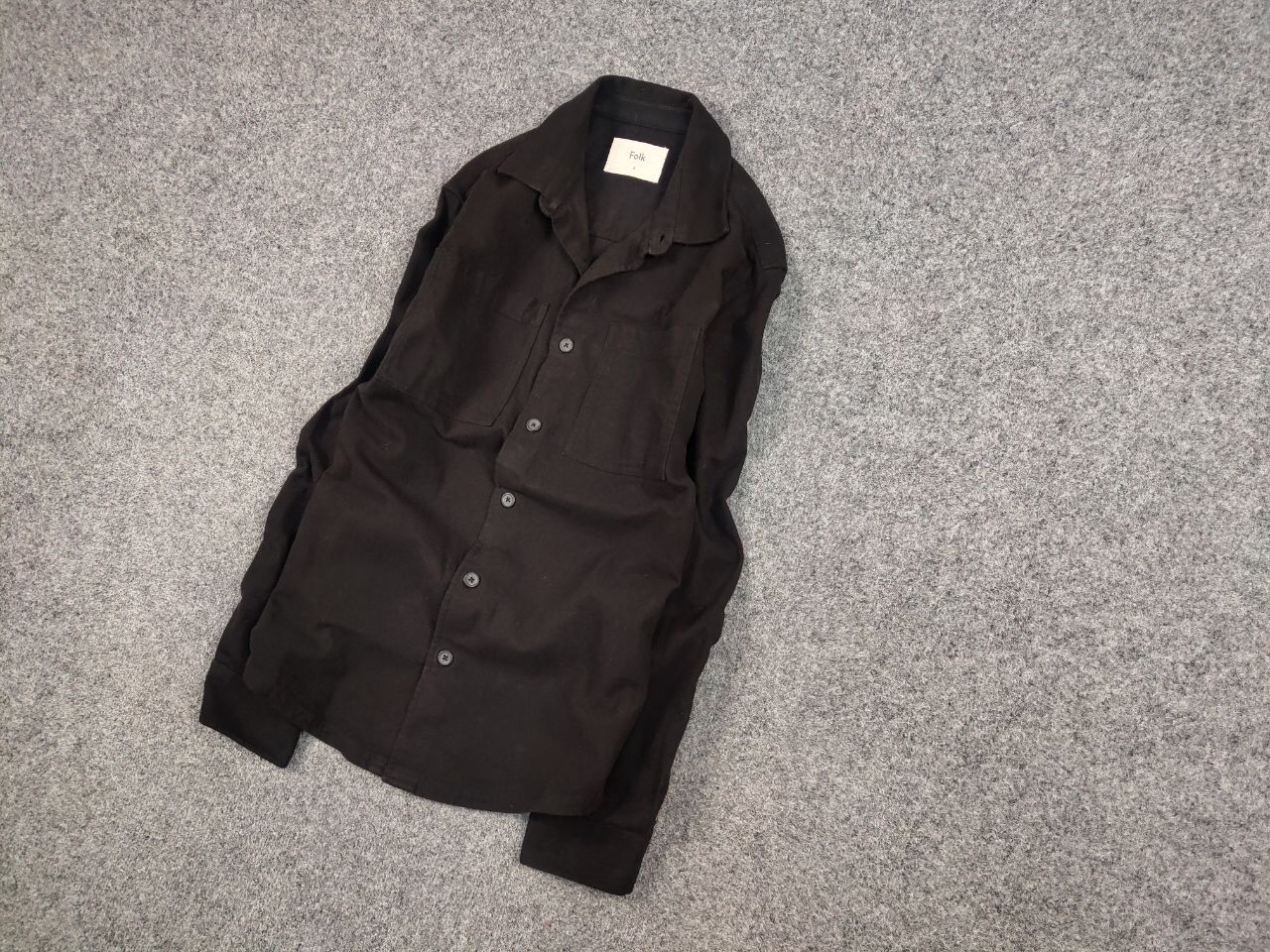 Folk Folk Design Button Long Sleeve Overshirt Pocket Light Jacket Size US M / EU 48-50 / 2 - 3 Thumbnail