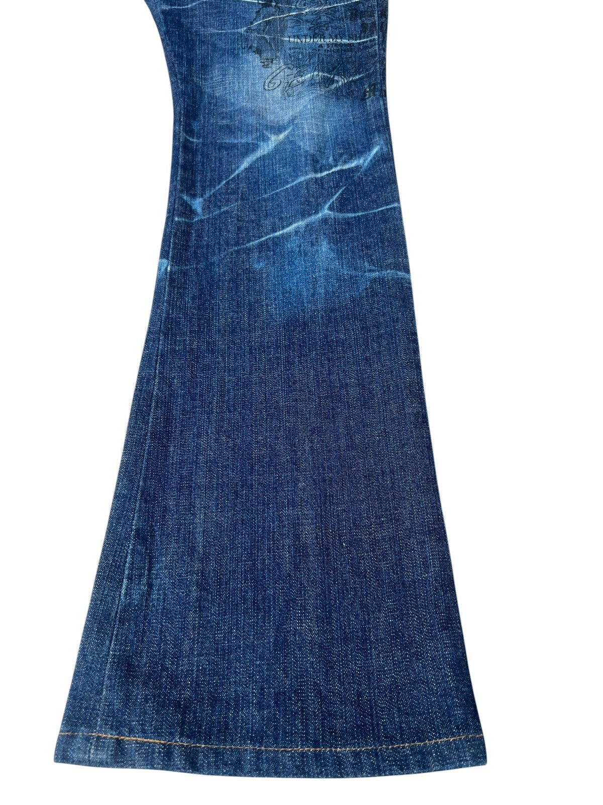 Morgan Homme RARE Morgan Homme Japan Distressed Denim Flare Jeans Size US 31 - 10 Thumbnail