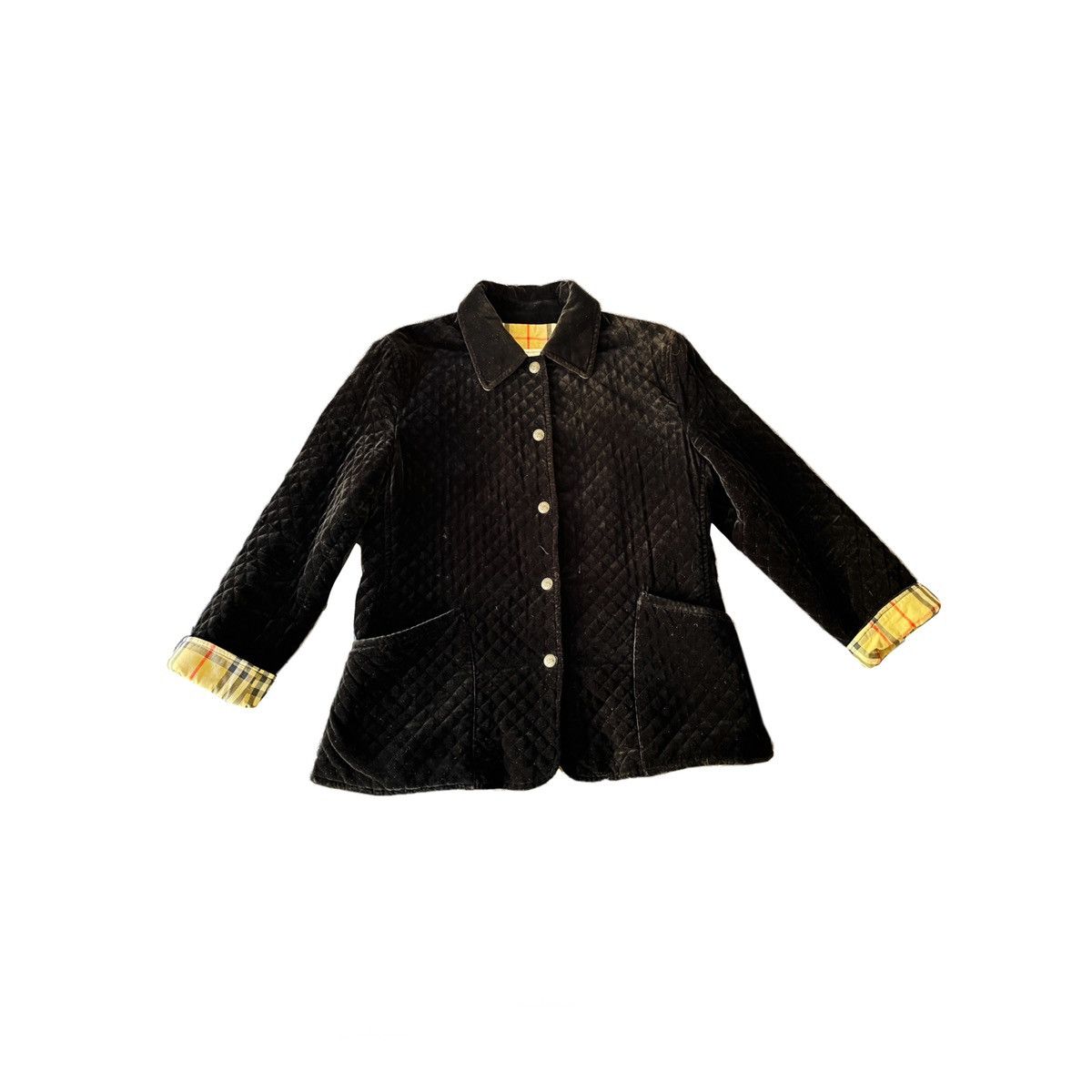 image of Burberry Jacket in Black, Women's (Size Large)