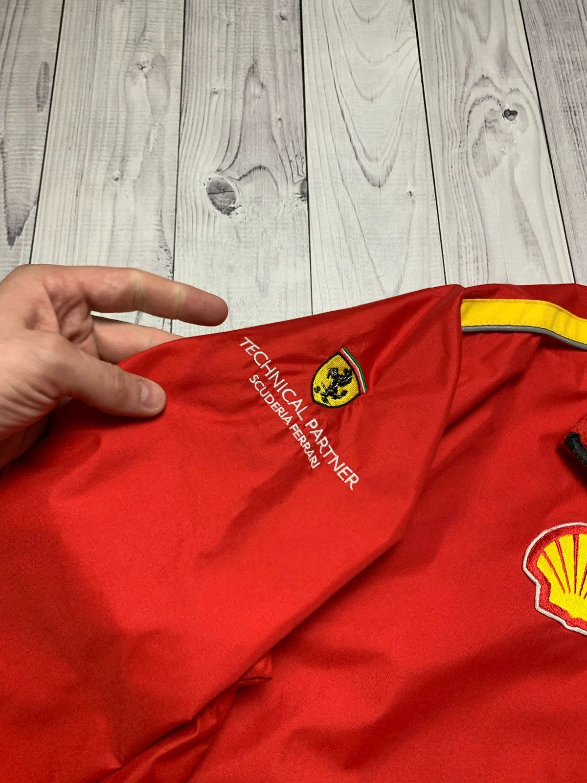 Vintage Ferrari shell racing jacket Size L Size US L / EU 52-54 / 3 - 6 Thumbnail