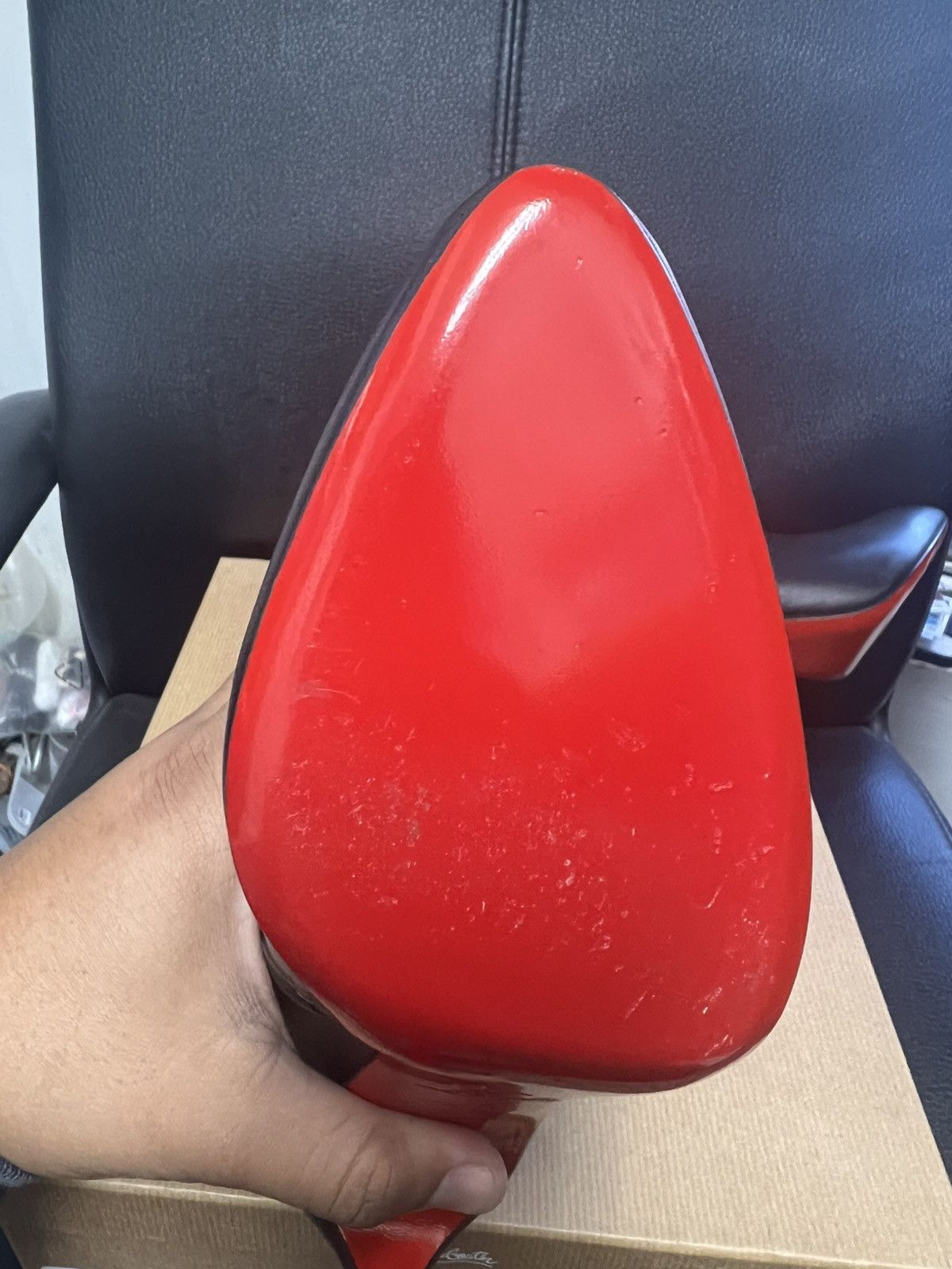 Christian Louboutin Christian Louboutin Size 39 Eloise Booty 85 Calf BLACK Size US 9 / IT 39 - 7 Thumbnail