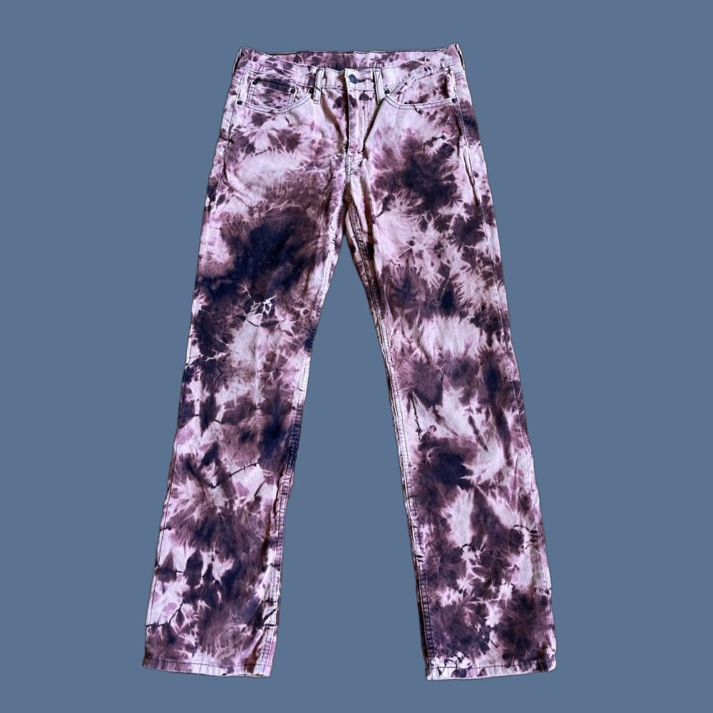 Levi's Levi’s 514 Corduroy Pants Tie Dye Men’s 31x32 Fuchsia Size US 31 - 1 Thumbnail