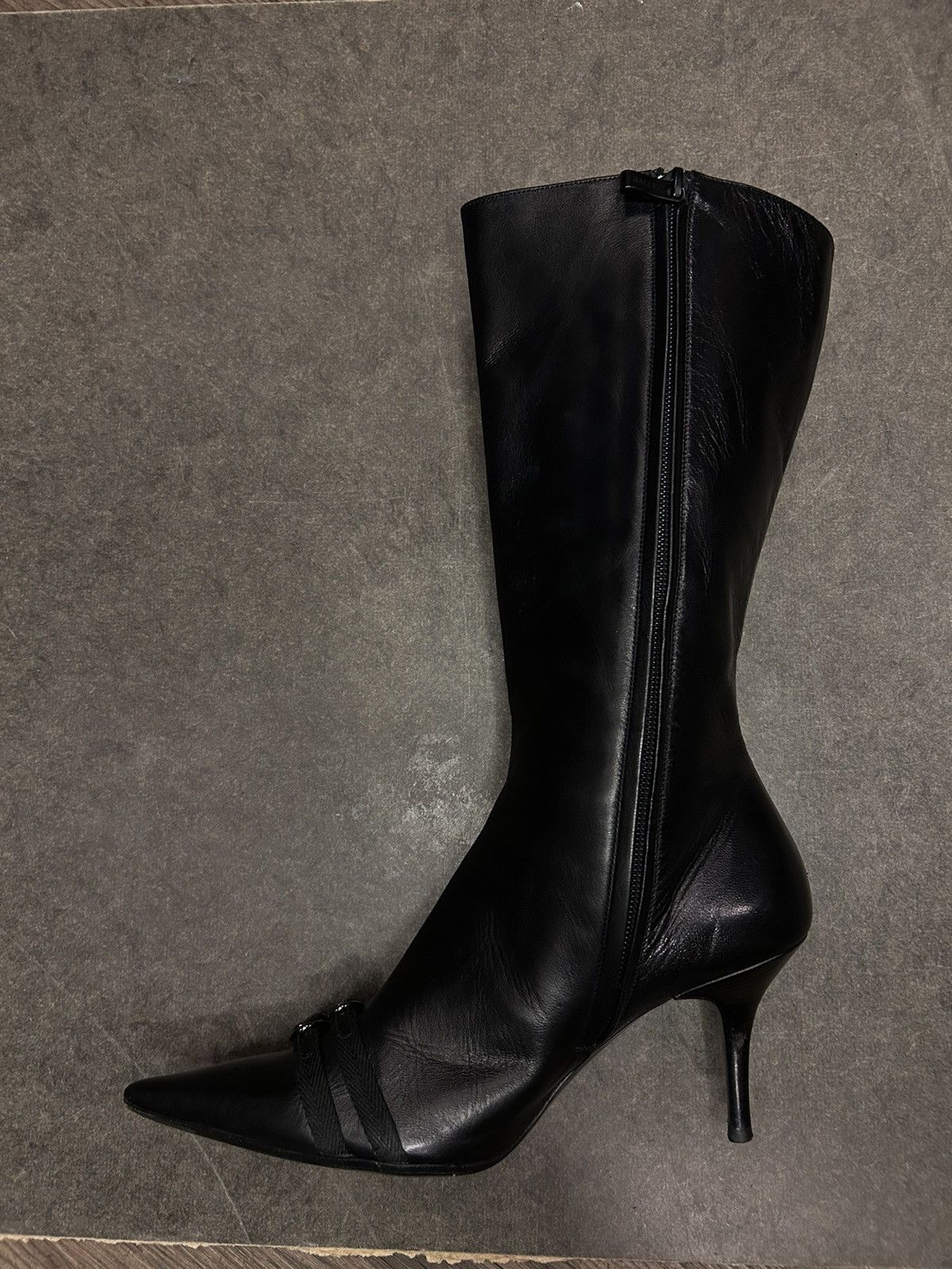 Bally Y2K pointy black boots Size US 7.5 / IT 37.5 - 8 Thumbnail