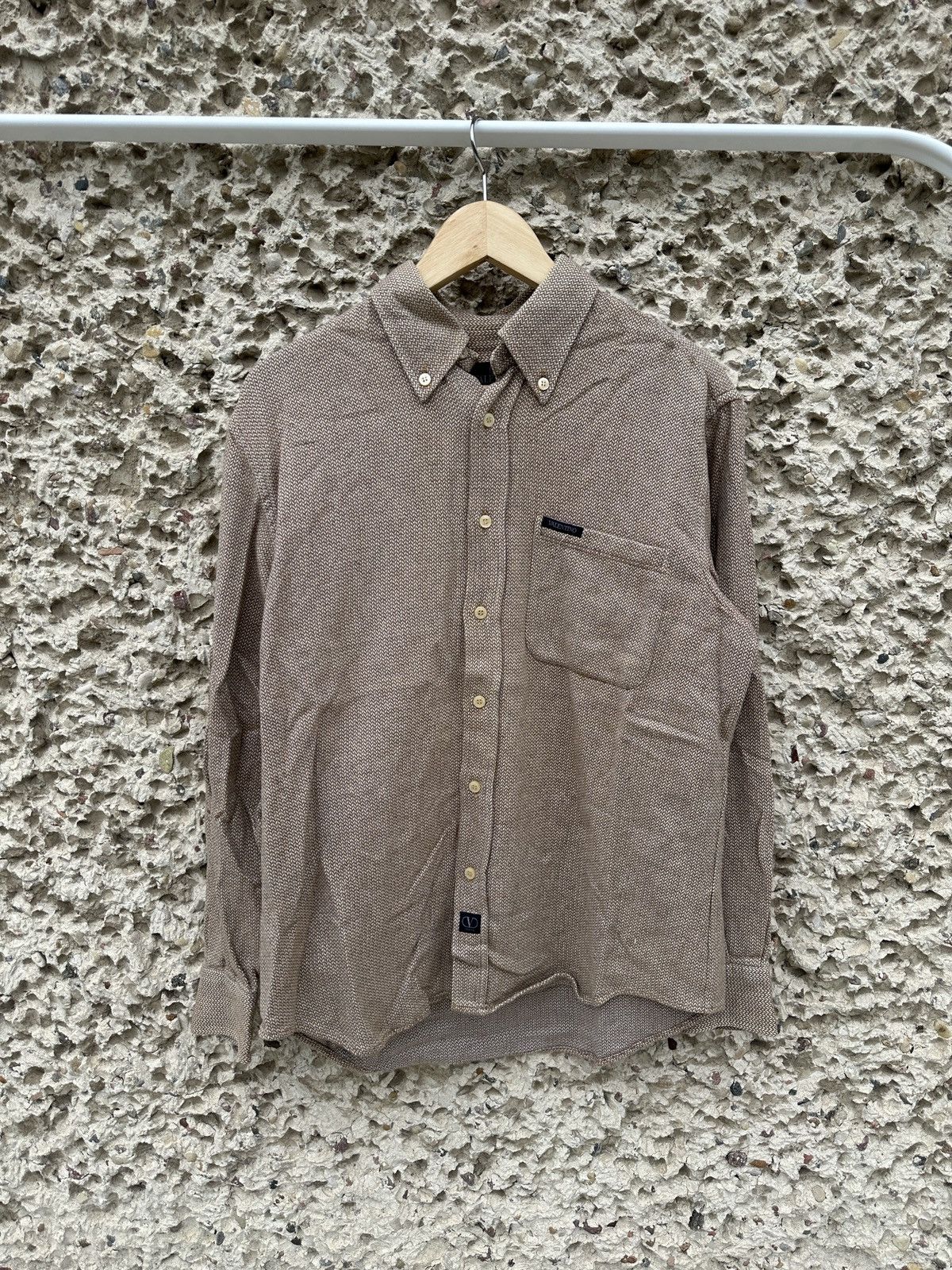Valentino × Vintage Vintage 90s Valentino jeans shirt Size US M / EU 48-50 / 2 - 1 Thumbnail