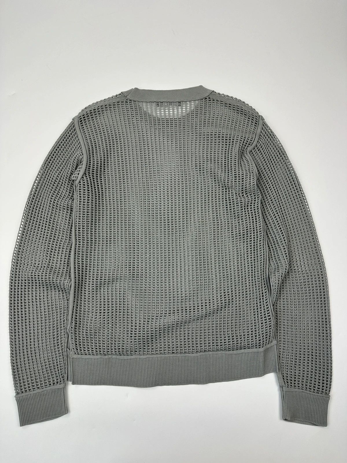 Dolce & Gabbana Dolce & Gabbana 00’s Grey Mesh Knit Sweater Size US M / EU 48-50 / 2 - 5 Thumbnail