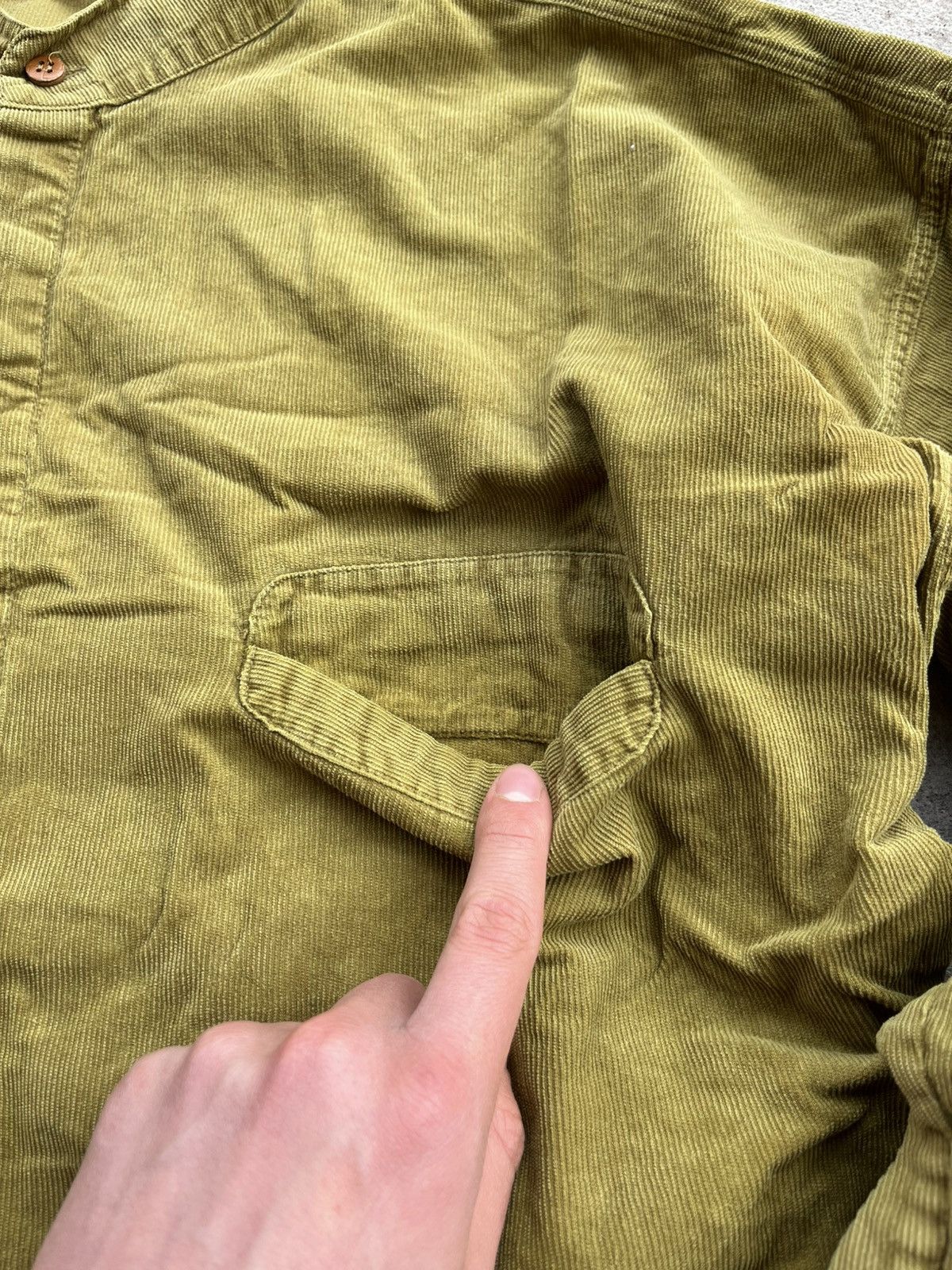 Versace 70s 🔥 Gianni Versace Faded Corduroy Shirt Thrashed Overshirt Size US L / EU 52-54 / 3 - 13 Thumbnail