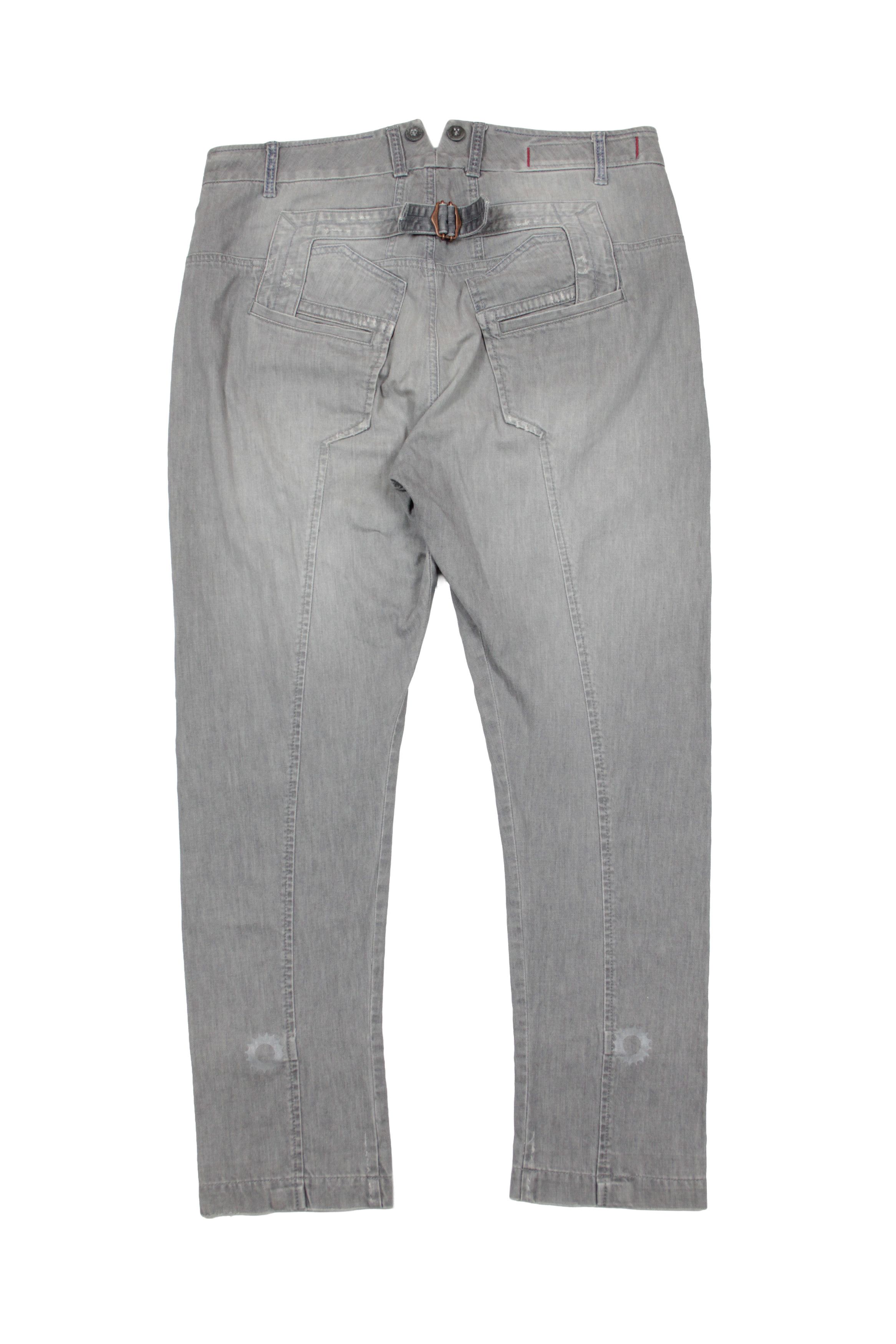 Marithe + Francois Girbaud 00S Y2K Magnetix Engineer Jeans Vintage Size US 34 / EU 50 - 3 Thumbnail