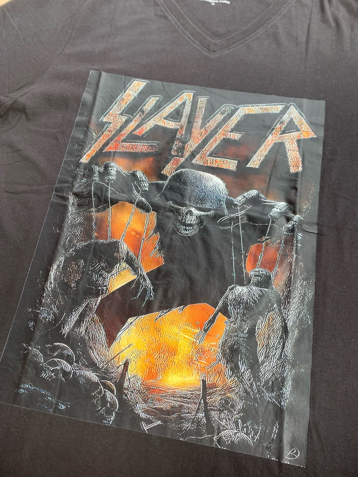 20471120 × If Six Was Nine × Japanese Brand Y2k Slayer Skull Art Tshirt Size US L / EU 52-54 / 3 - 2 Thumbnail
