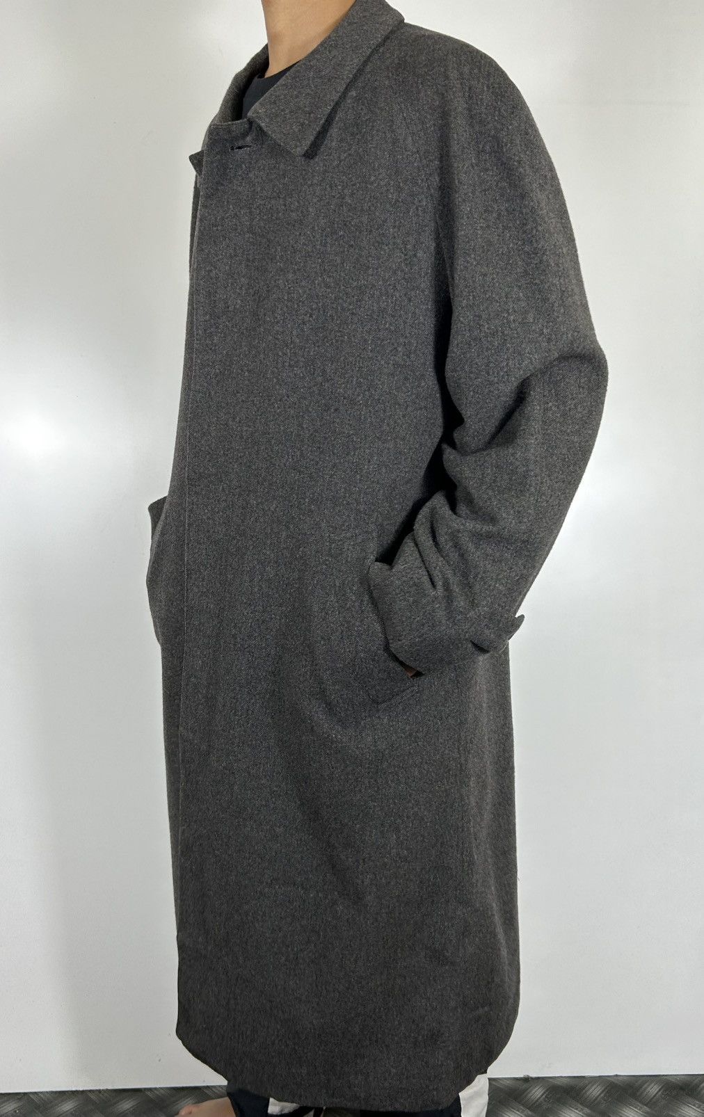 Yves Saint Laurent Yves Saint Laurent Diffusion Homme Vintage OverCoat Gray Size US M / EU 48-50 / 2 - 20 Thumbnail