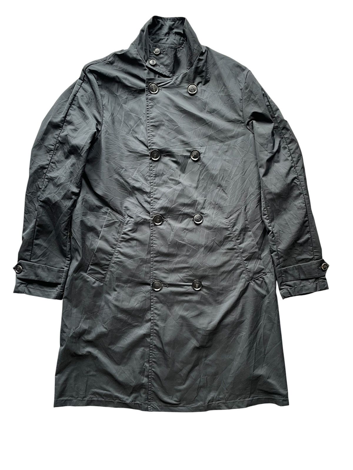 Emporio Armani Emporio Armani Vintage Light Long Trench Coat Size US S / EU 44-46 / 1 - 1 Thumbnail