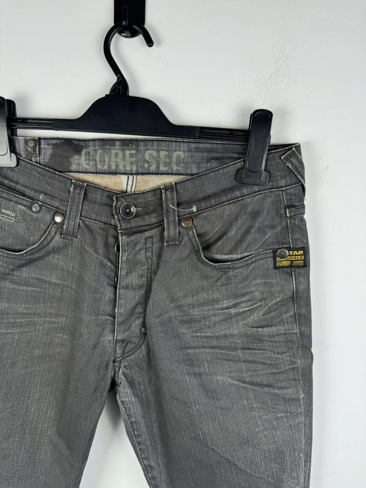 G-Star Vintage G-Star Raw Faded Distressed Garment Jeans Core Sec Size US 31 - 2 Thumbnail