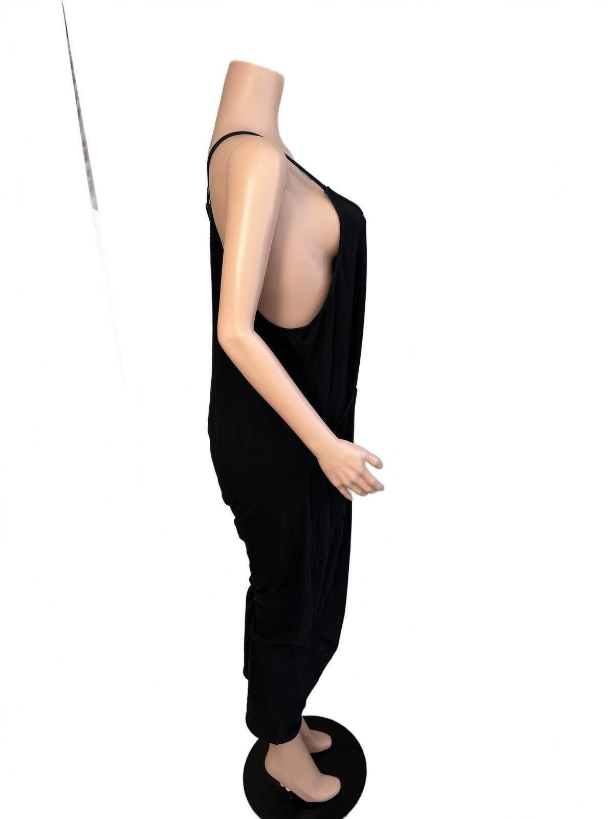 Other Black Boho Jumpsuit Baggy Harem Festival Casual Chic. Large Size 30" / US 8 / IT 44 - 5 Thumbnail