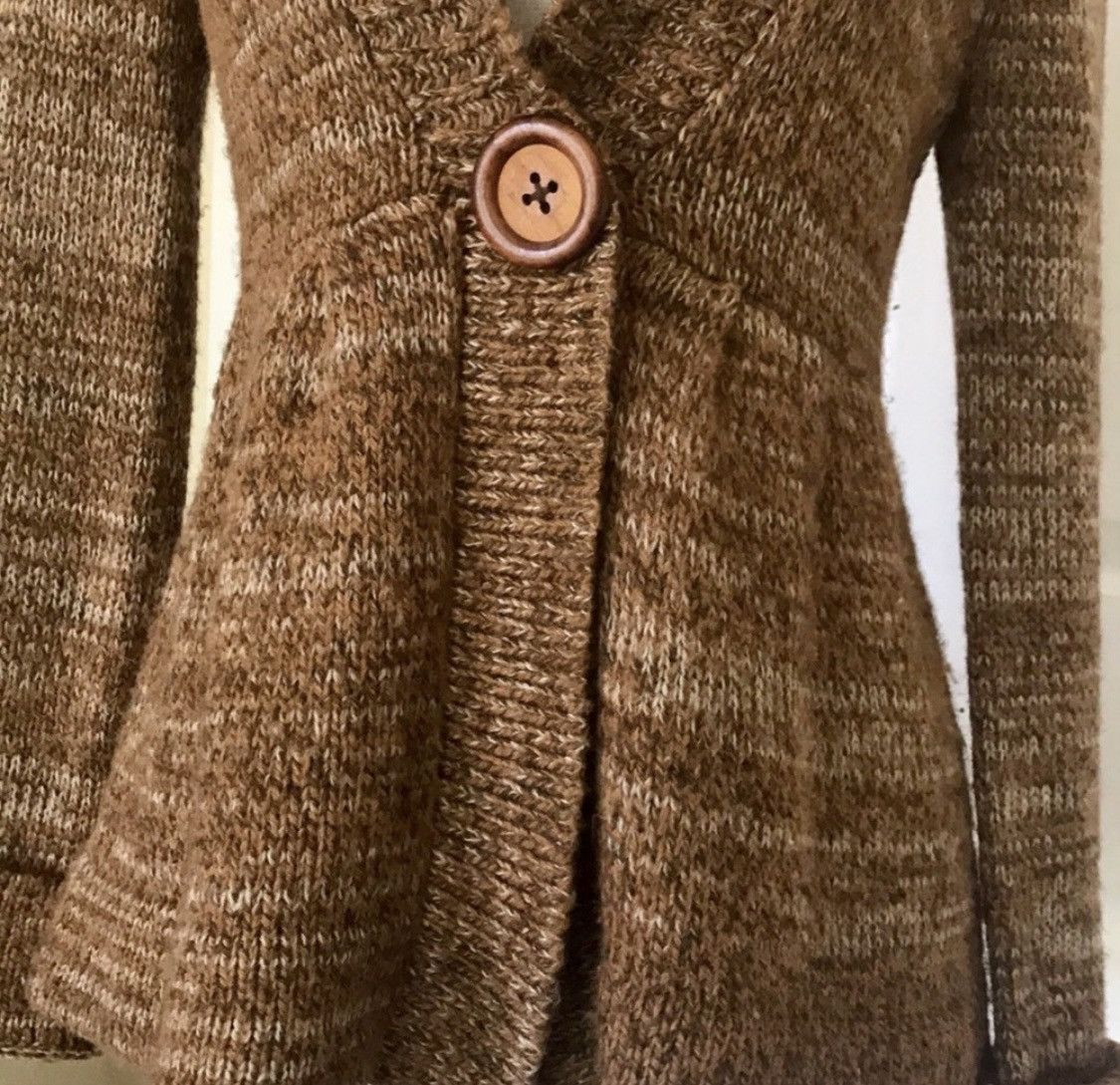 Other VINTAGE WOOL SWEATER COAT WITH CLIP BUTTON Size M / US 6-8 / IT 42-44 - 2 Thumbnail