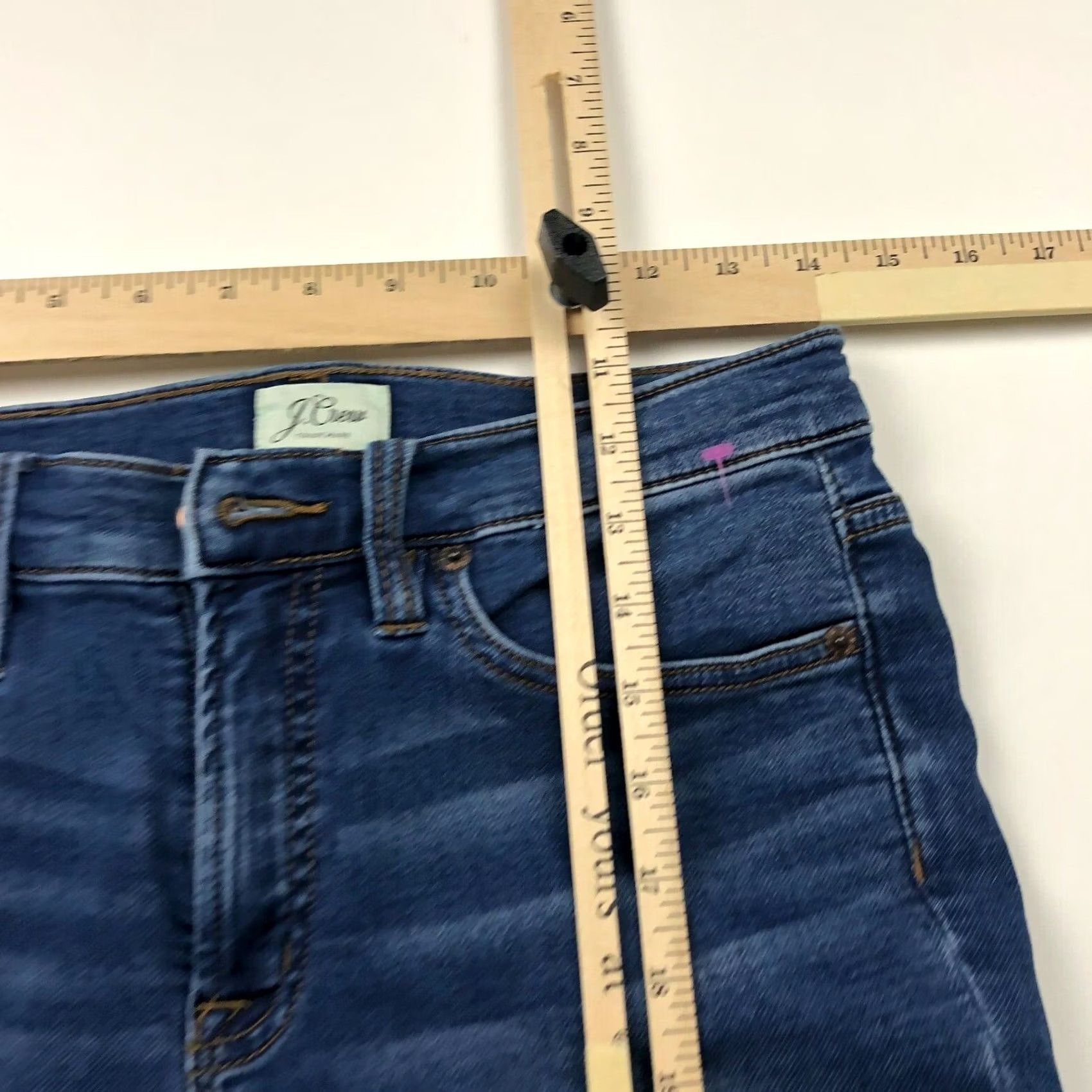 J.Crew VINTAGE J.CREW Skinny Jeans 28 Tag 27L Stretch Denim Women Regular Waist 28 Inseam 27 Width Blue 27 28 Stretch Jeans Size 27" / US 4 / IT 40 - 5 Thumbnail
