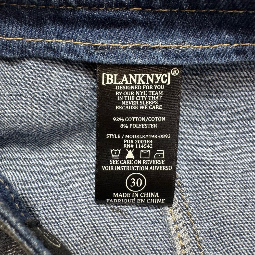 BLANKNYC NWT New Blank NYC Denim Coated Metallic Heart Mini Skirt Si Size 30" / US 8 / IT 44 - 7 Thumbnail