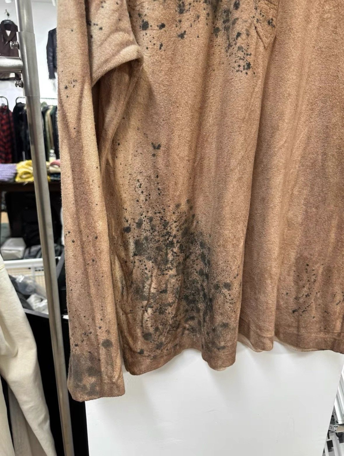 Yohji Yamamoto Yohji Yamamoto pour homme 90S Tie-dye Fur Collar LS Shirt Size US M / EU 48-50 / 2 - 4 Thumbnail