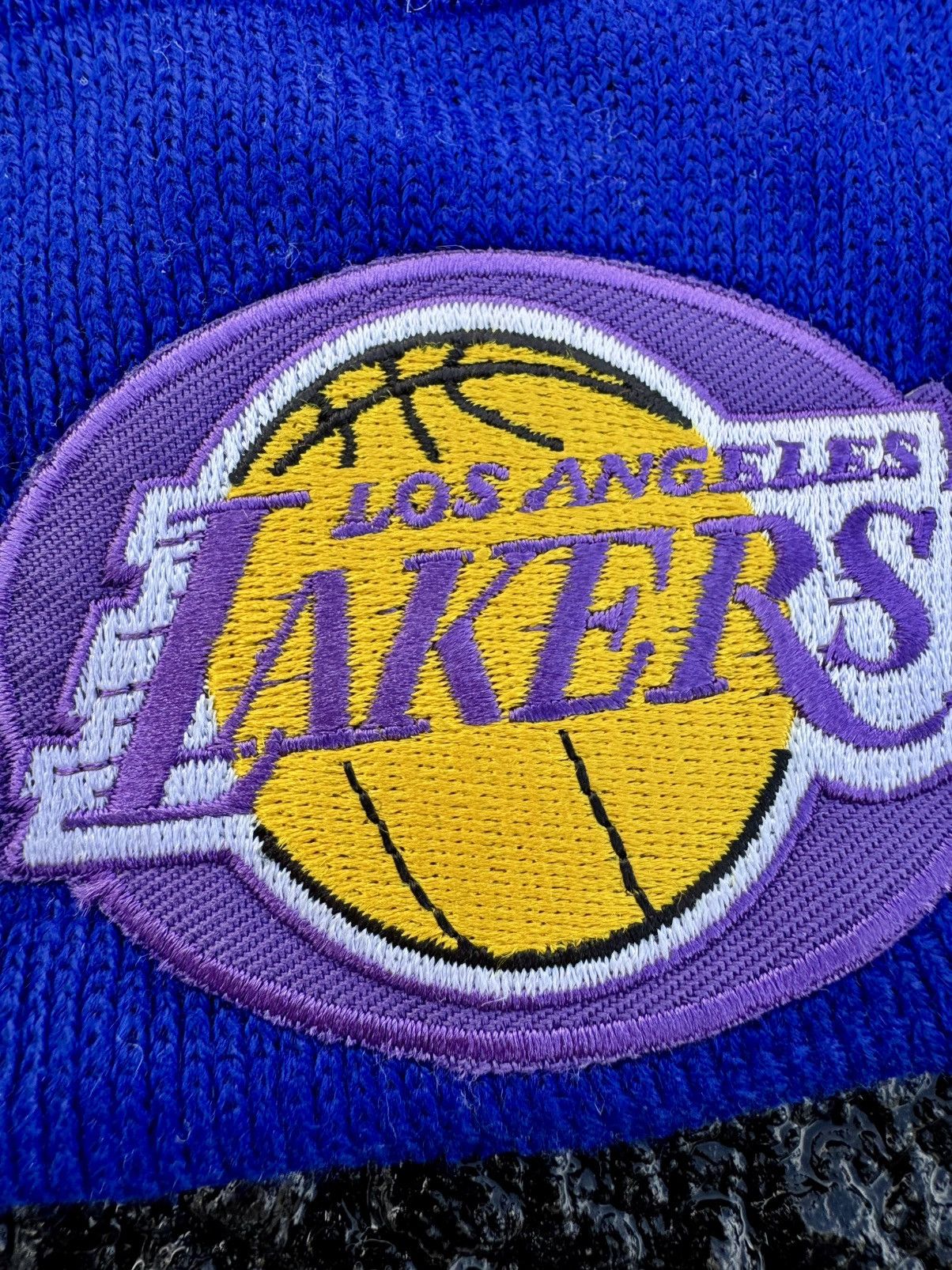 NBA × Sports Specialties × Vintage 2001 Los Angeles Lakers 90’s Vintage Kobe Era Beanie Hat Size ONE SIZE - 4 Thumbnail