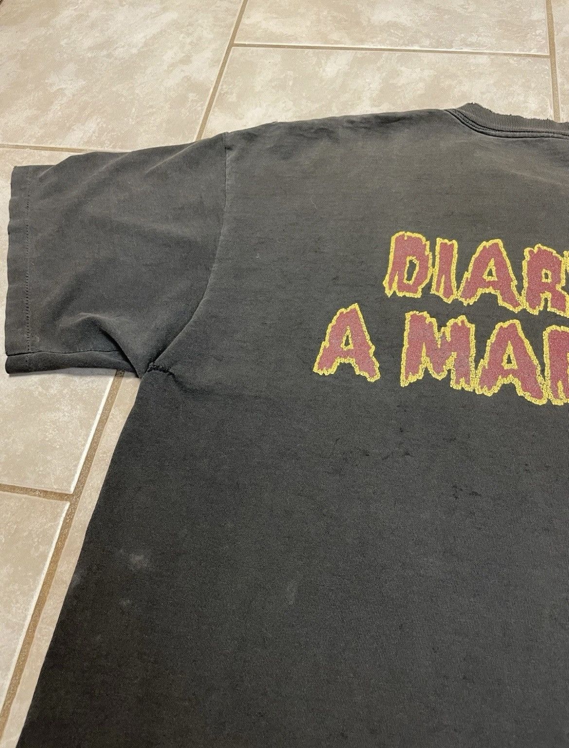 Ozzy Osbourne Vintage Ozzy Osbourne Diary Of A Madman XL Thrashed Faded Size US XL / EU 56 / 4 - 17 Thumbnail