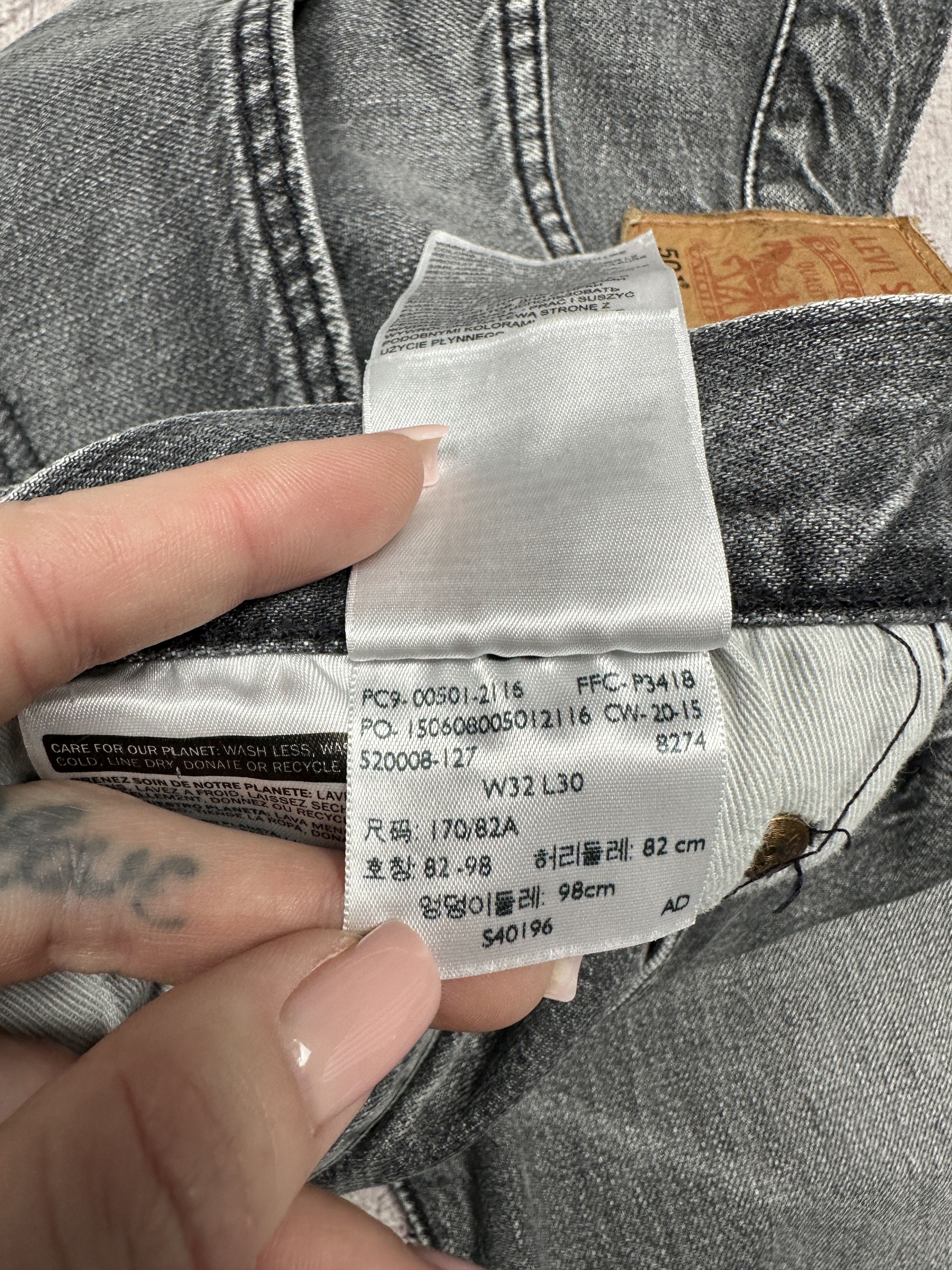Levi's Levi's 501 Mens Denim Pants Jeans Size 32 x 30 Size US 32 / EU 48 - 11 Thumbnail