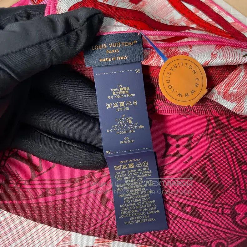 Louis Vuitton Louis Vuitton Mulberry Silk scarf Size ONE SIZE - 8 Thumbnail