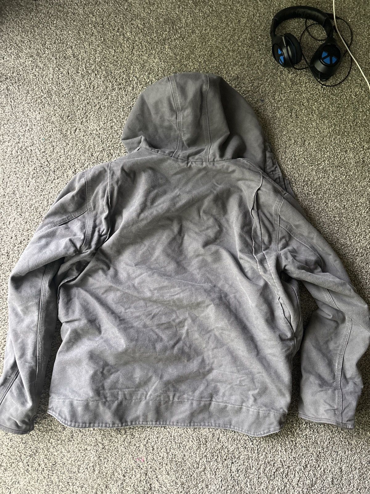 Carhartt Carhartt Grey Work Jacket Size US XL / EU 56 / 4 - 2 Thumbnail