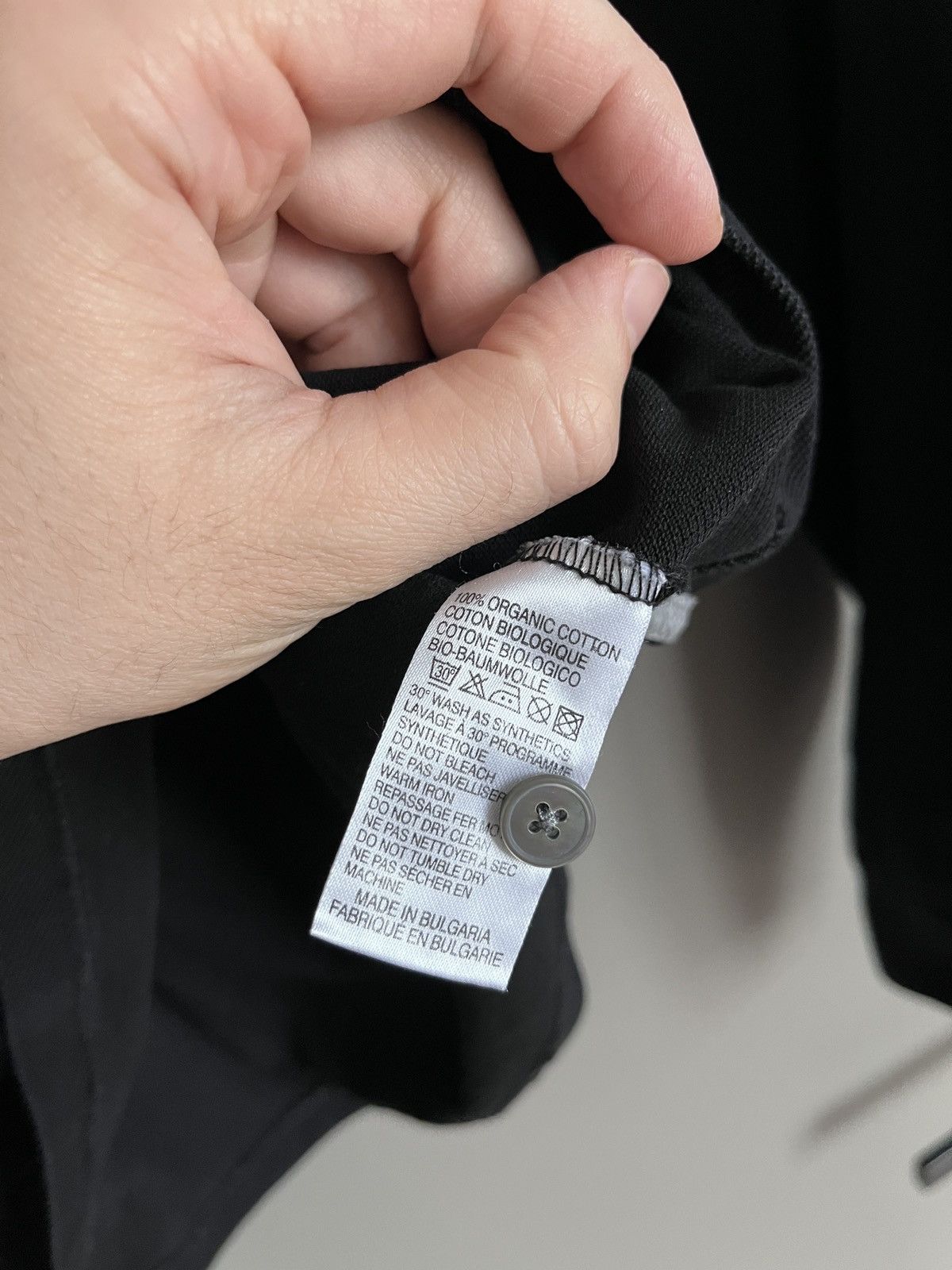 Paul Smith Paul Smith Waffle Black Long Sleeve Polo Shirt Size US XL / EU 56 / 4 - 10 Thumbnail