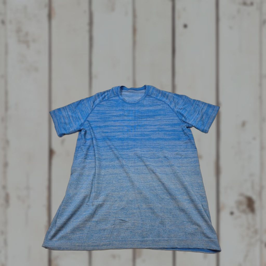 Lululemon Lululemon Metal Vent Tech Shirt Mens XL Blue Short Sleeve Movement Tee Running Size US XL / EU 56 / 4 - 1 Thumbnail