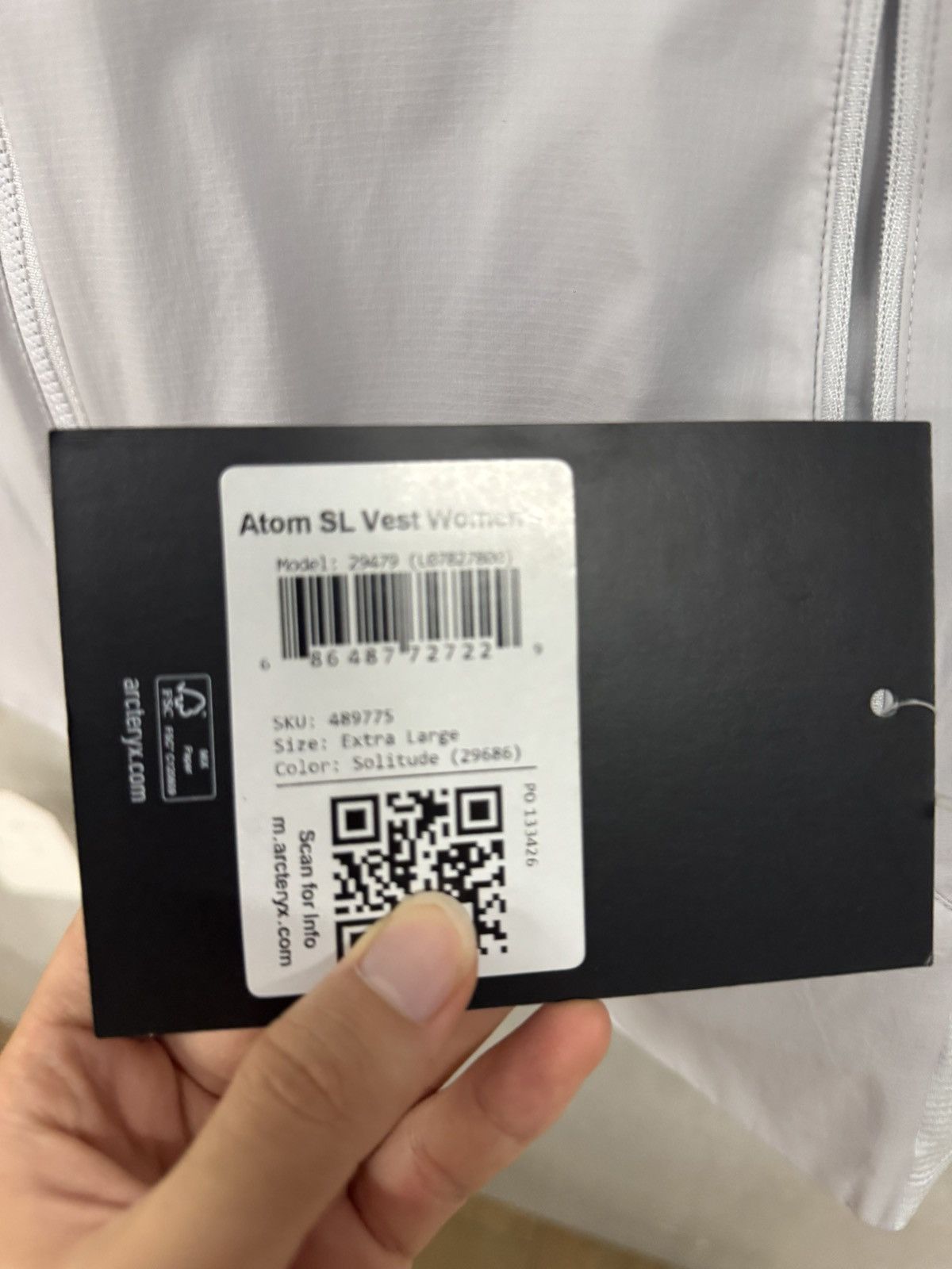 Arc'teryx Arcteryx ATOM SL lightweight solid-color sports vest Size US XL / EU 56 / 4 - 2 Thumbnail