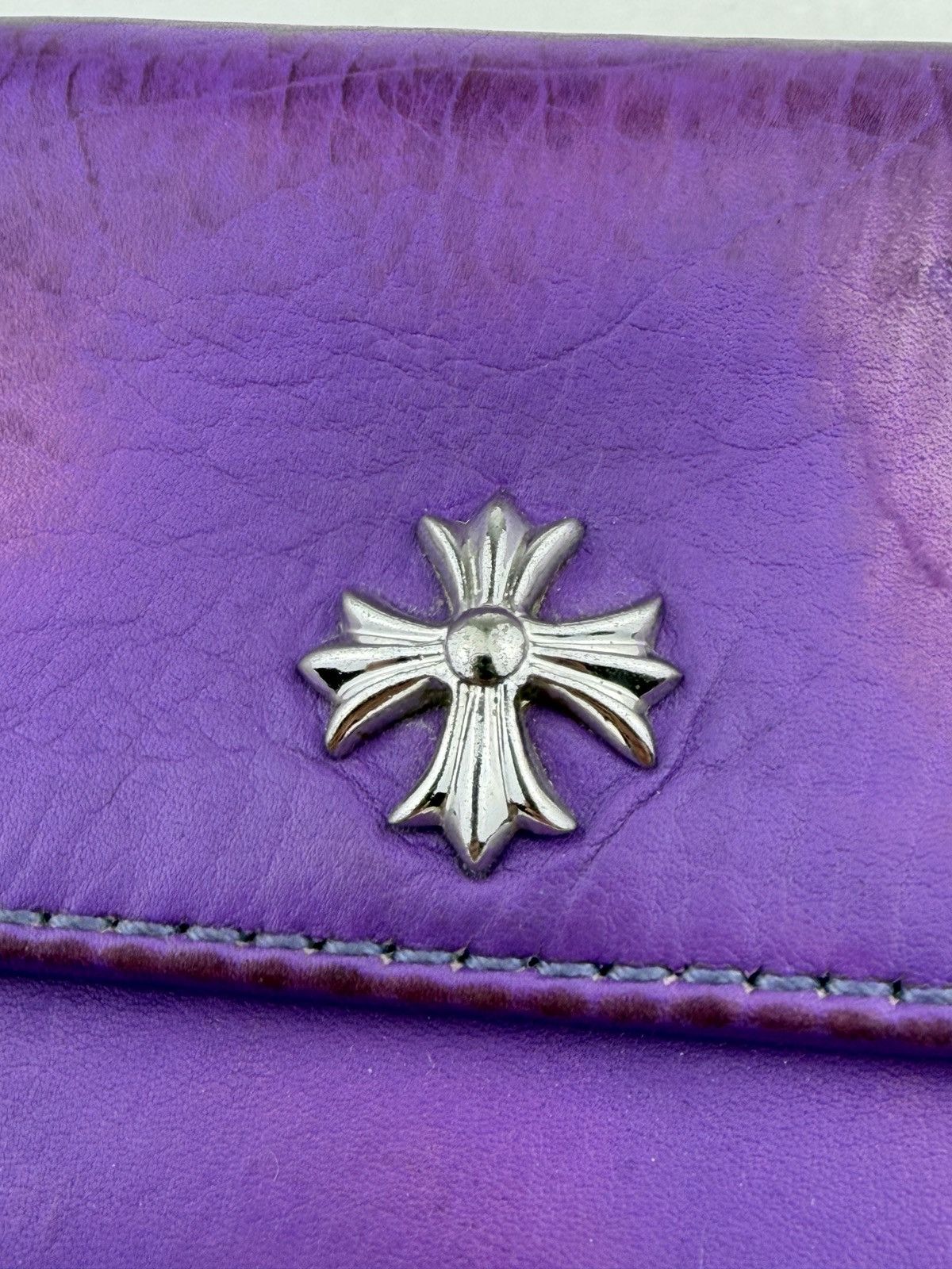 Chrome Hearts CHROME HEARTS PLUS CROSS WALLET PURPLE Size ONE SIZE - 4 Thumbnail