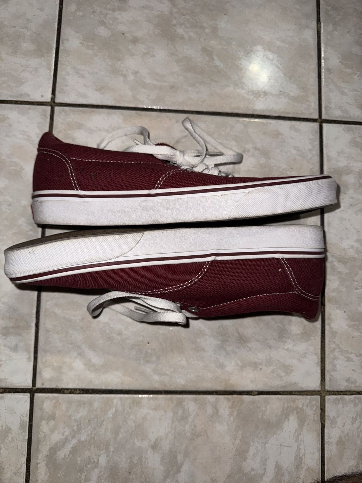 Vans Maroon Vans Canvas Size US 9.5 / EU 42-43 - 4 Thumbnail