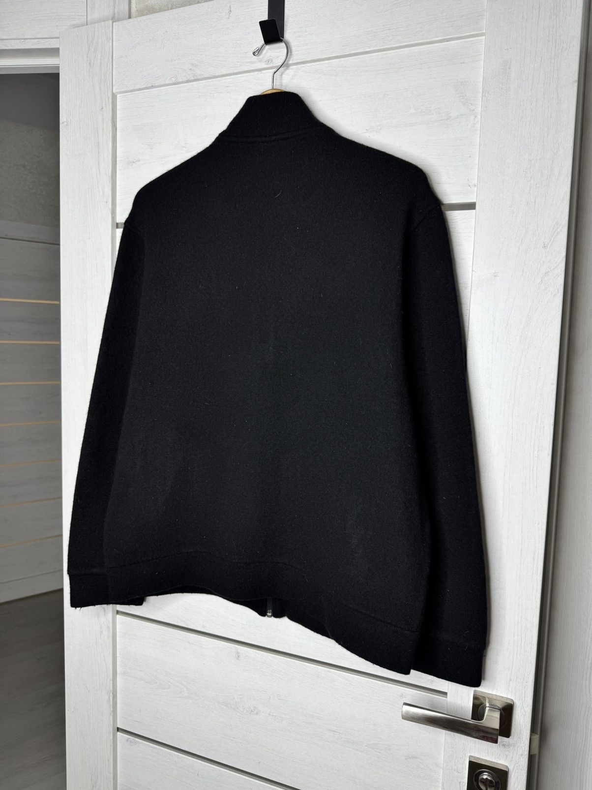 Lacoste Vintage Lacoste Wool Jacket Cardigan Black Old Money Y2K Size US XL / EU 56 / 4 - 7 Thumbnail