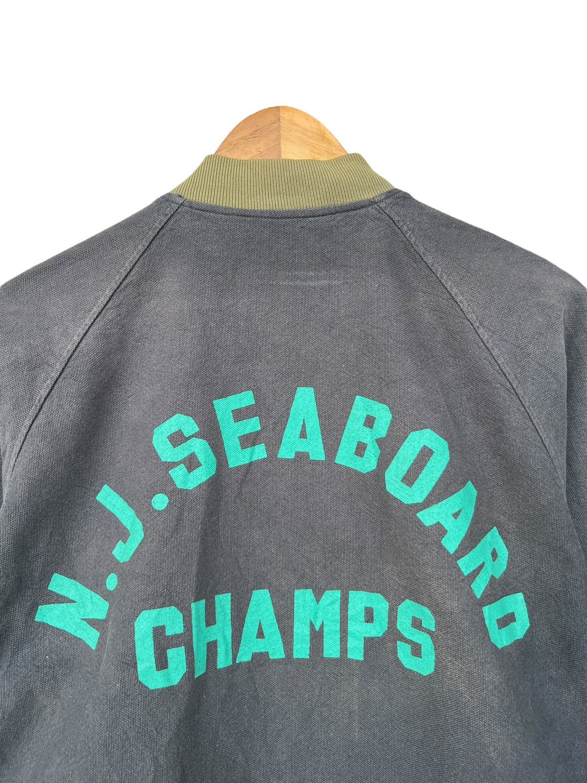 Vintage Vintage 80s New Jersey Seaboard Champs Varsity Bomber Jacket Size US M / EU 48-50 / 2 - 5 Thumbnail