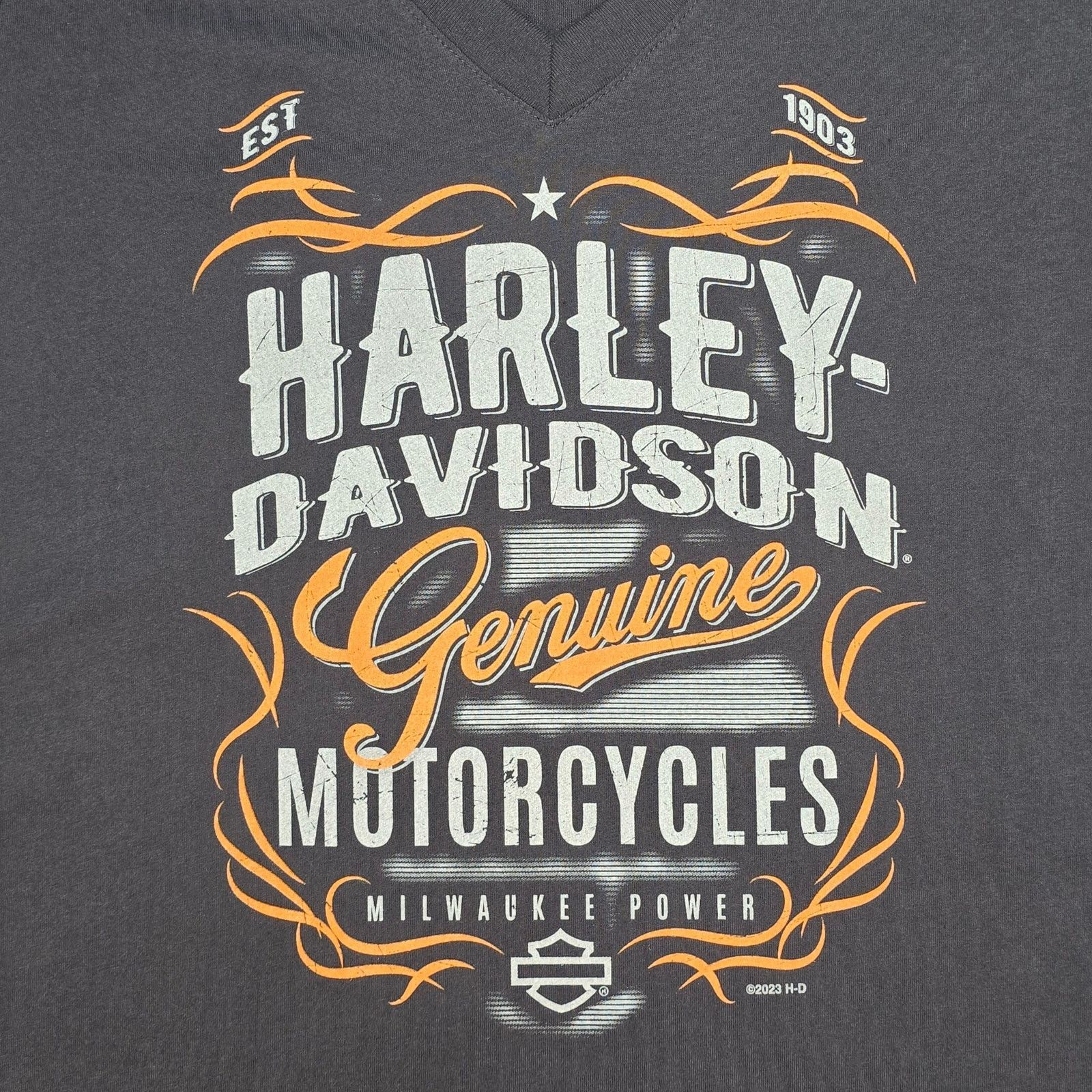 Harley Davidson Harley Davidson Womens Med Black T shirt Milwaukee Power New Size M / US 6-8 / IT 42-44 - 6 Thumbnail