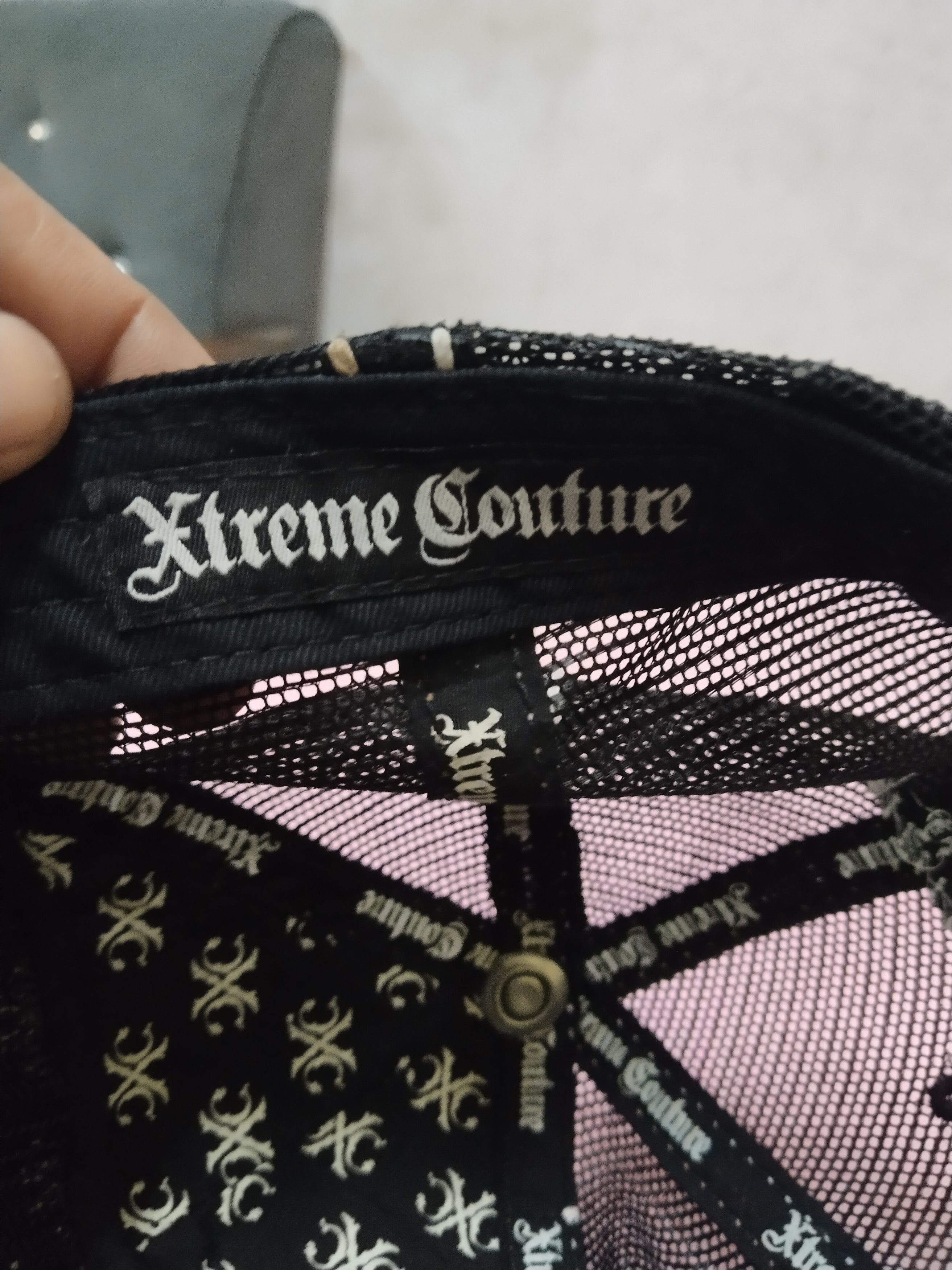 Japanese Brand XTREME COUTURE CXC AFFLICTION DISTRESSED TRUCKER HAT Size ONE SIZE - 8 Thumbnail