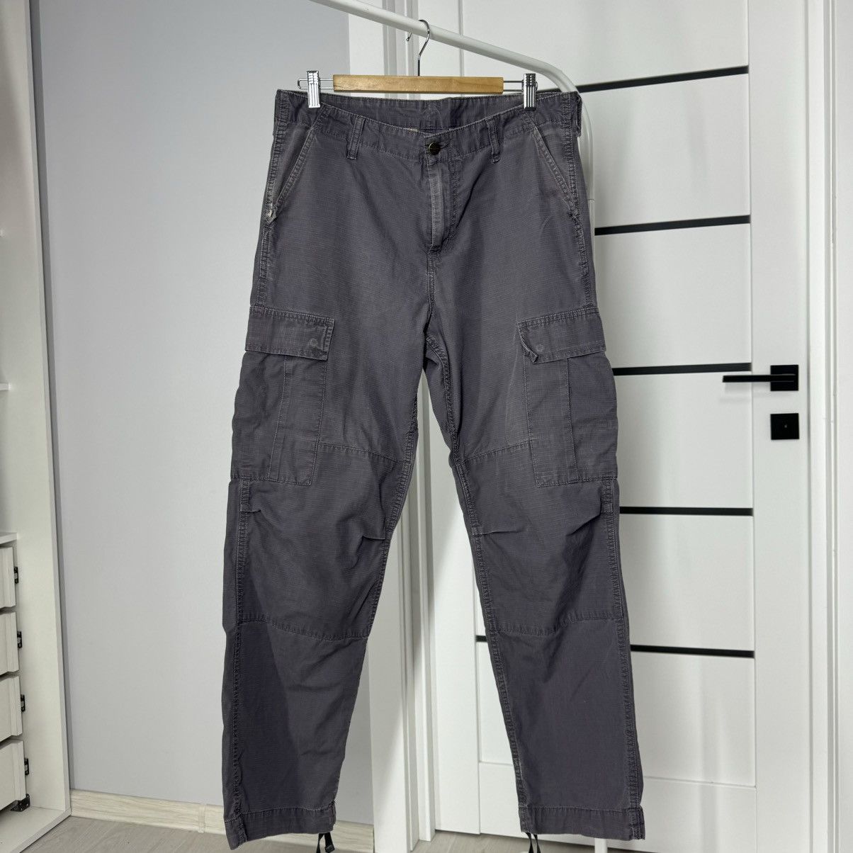 Pre-owned Carhartt X Vintage Carhartt Cargo Pants In Grey