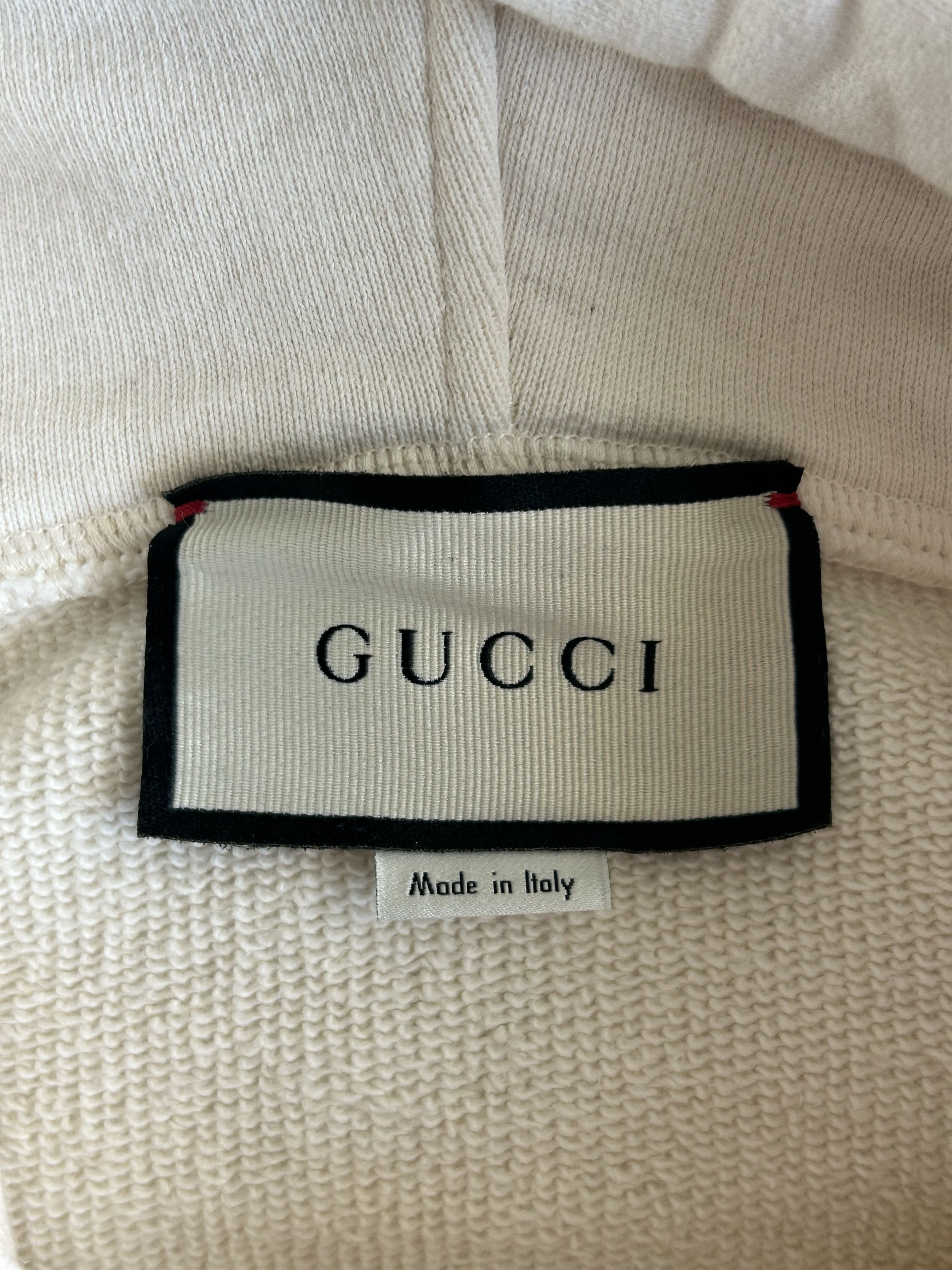 Gucci Gucci Cream Strawberry Logo Hoodie Size US XS / EU 42 / 0 - 3 Thumbnail