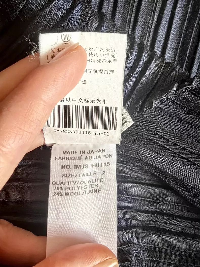 Issey Miyake Issey Miyake size:2 Dark blue pleated dress Size M / US 6-8 / IT 42-44 - 8 Thumbnail