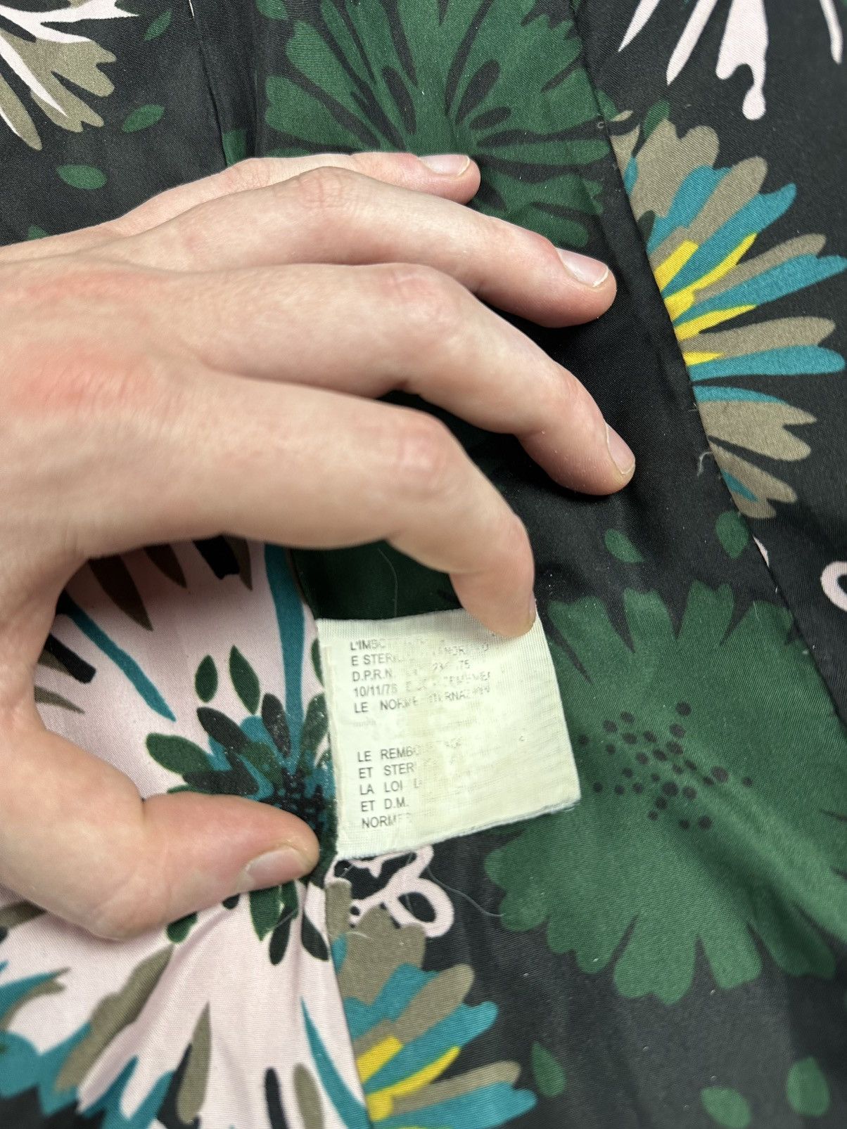 Missoni Vintage Missoni Down Puffer Jacket Quilted Floral Coat Y2K Size M / US 6-8 / IT 42-44 - 18 Thumbnail