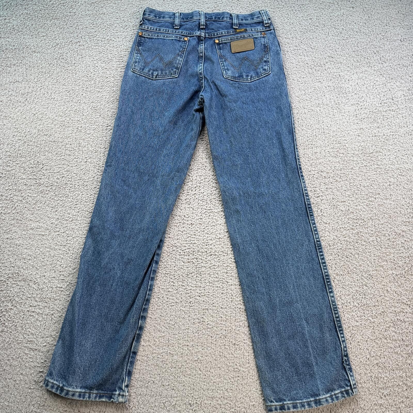 Wrangler Vintage Wrangler 936 Slim Fit Jeans 29x32 Light Wash Cowboy Size US 29 - 2 Thumbnail