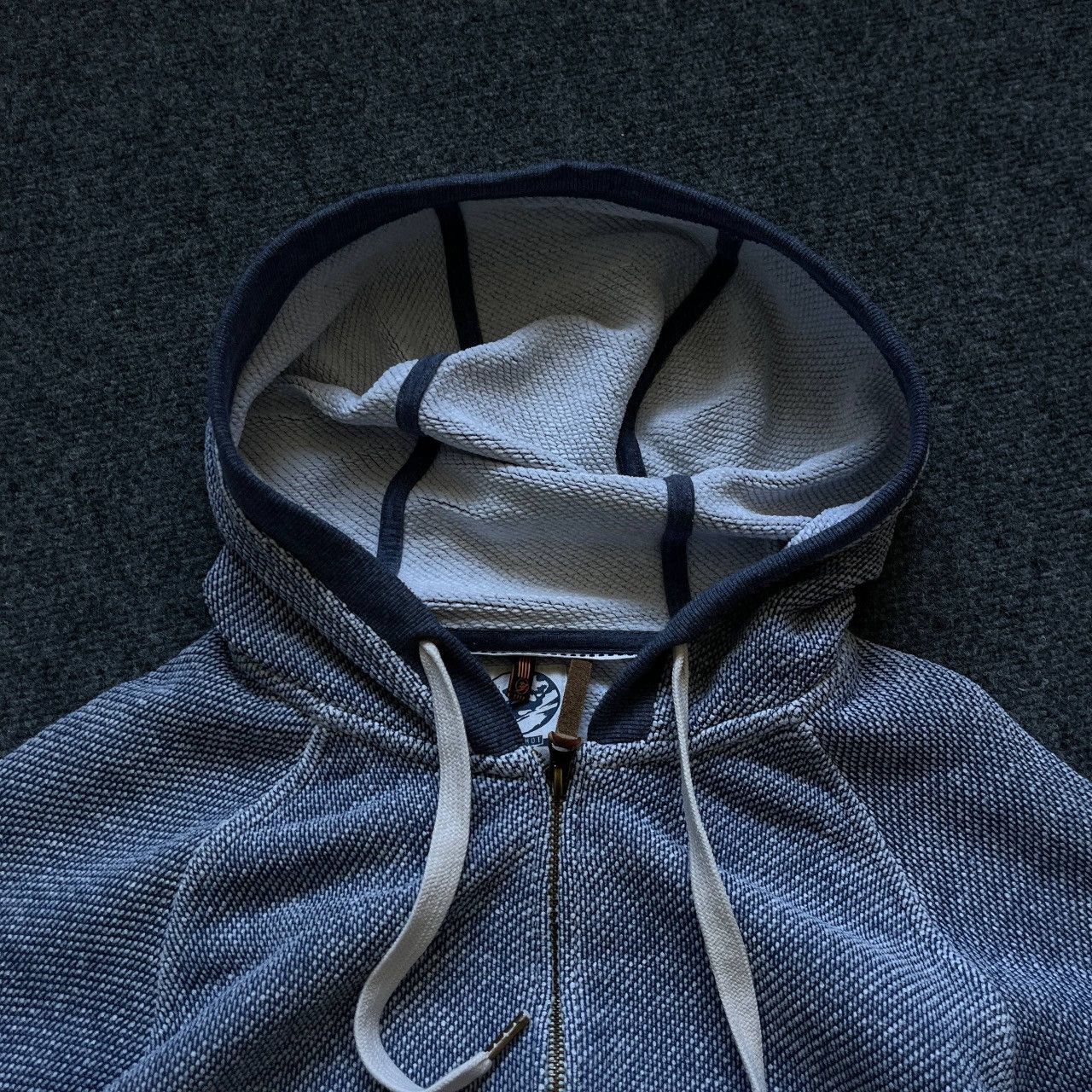 Urban Pipeline VTG Knit Zip Hoodie Piping Hot Size M Dark Blue Y2K 00s USA Size US M / EU 48-50 / 2 - 11 Thumbnail
