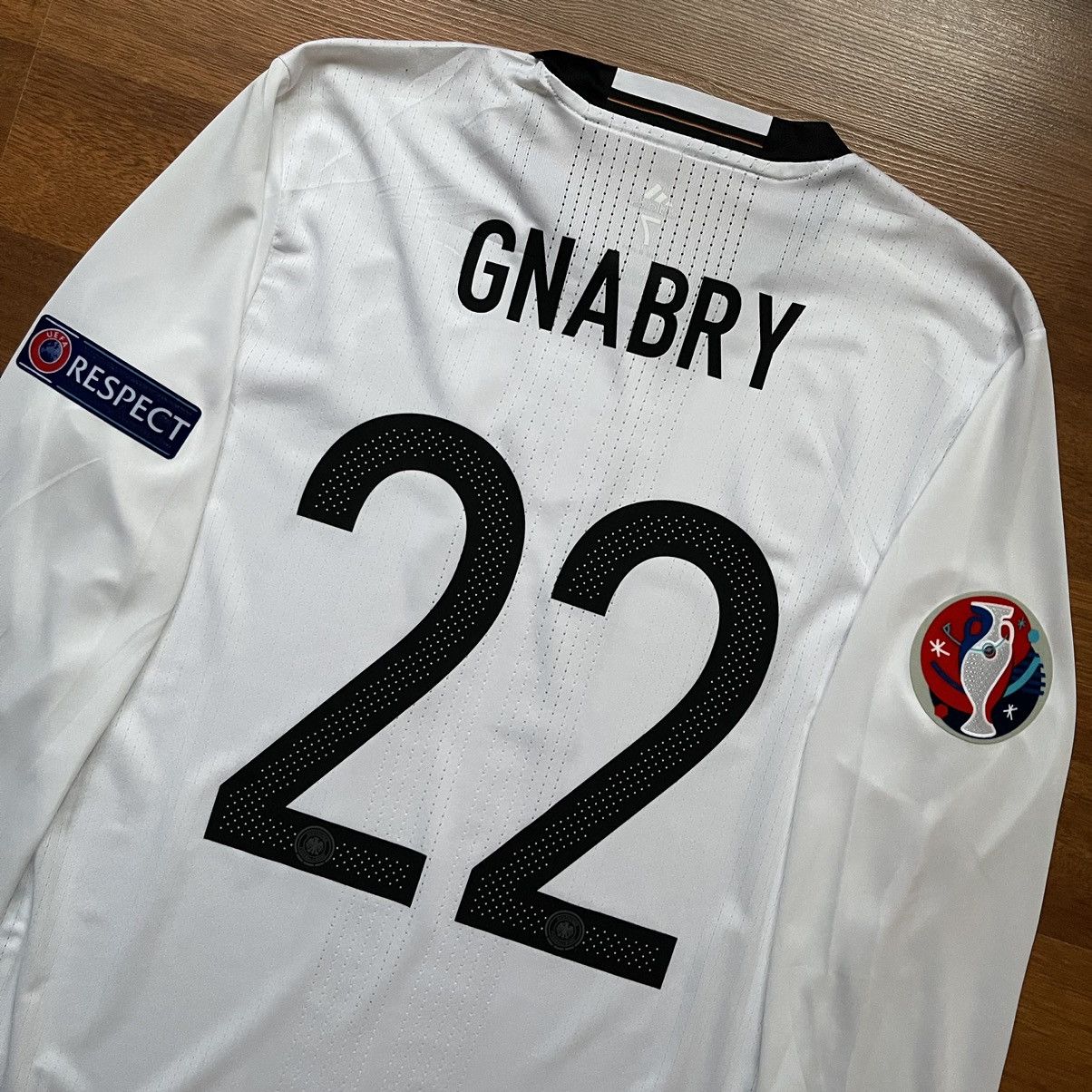 Adidas × Vintage GERMANY ADIDAS ADIZERO 2016 HOME JERSEY #22 GNABRY Size US L / EU 52-54 / 3 - 9 Thumbnail