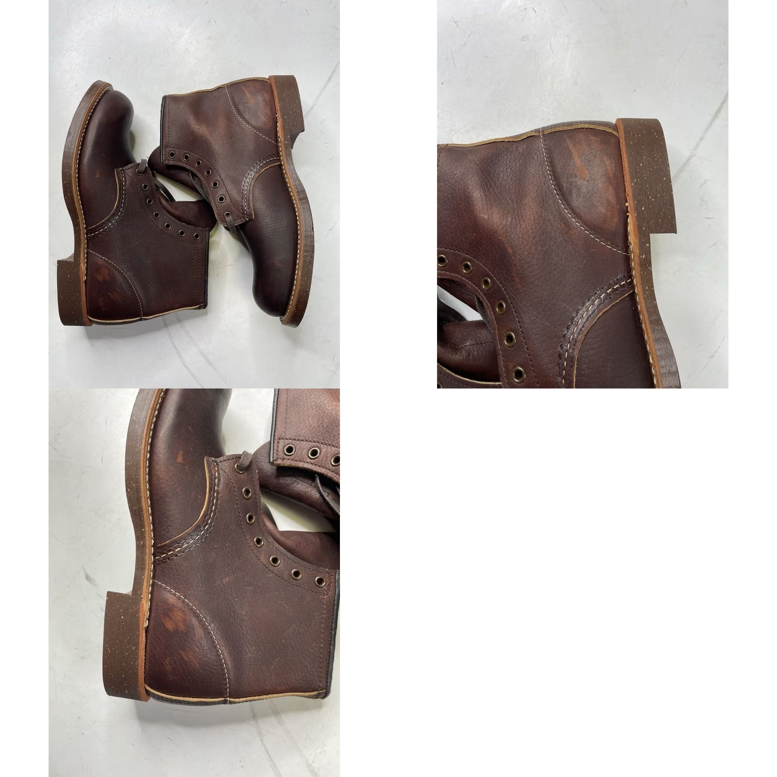 Red Wing Red Wing Shoes Brown Mens 7D Blacksmith Boots USA NEW Cork Soles Leather Size US 7 / EU 40 - 9 Thumbnail