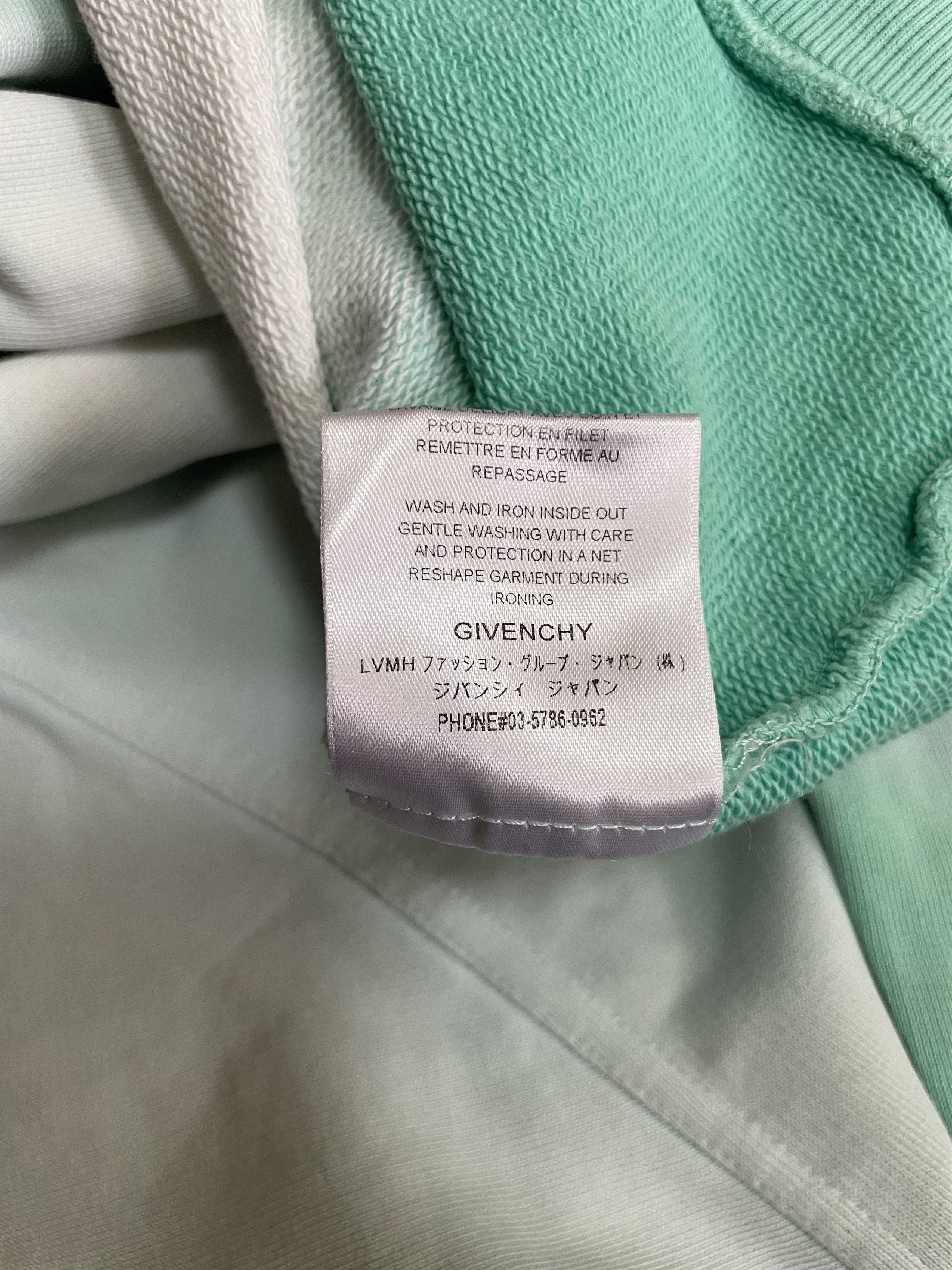 Givenchy Givenchy Dip-dye Degrade Sweater Mint Green Size US XS / EU 42 / 0 - 10 Thumbnail
